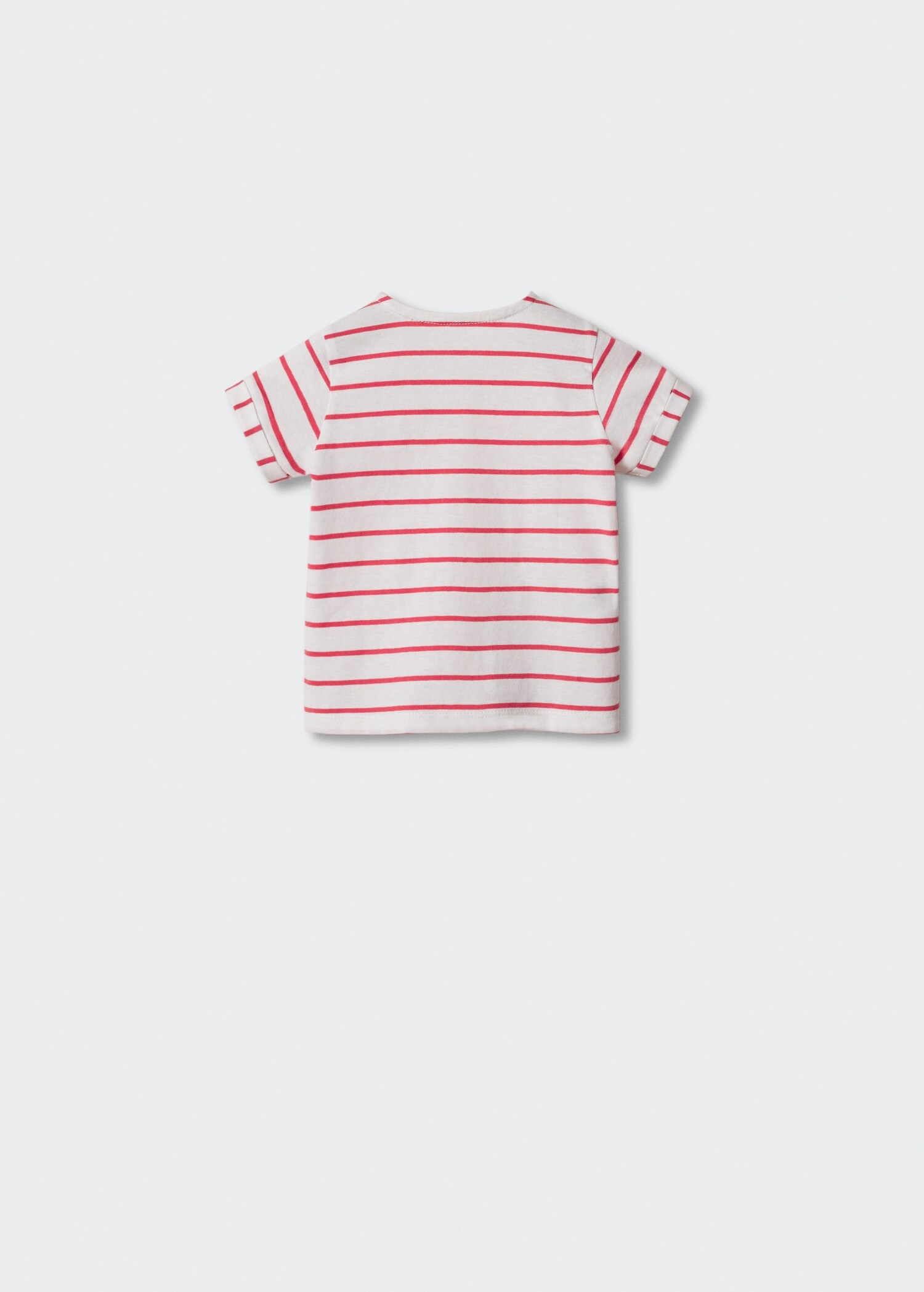 Striped T-shirt - Reverse of the article