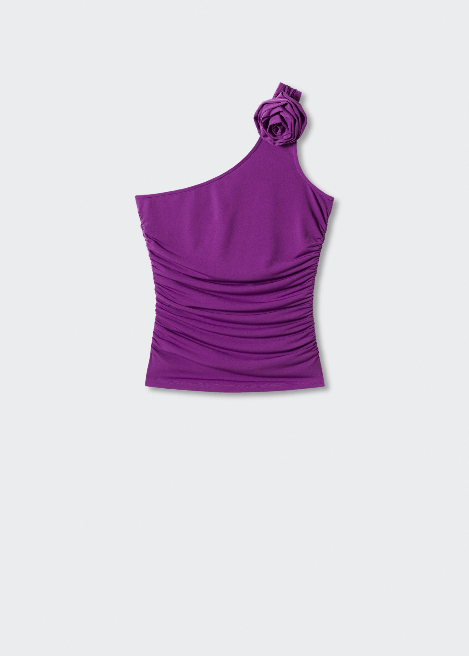 Floral asymmetrical top - Article without model