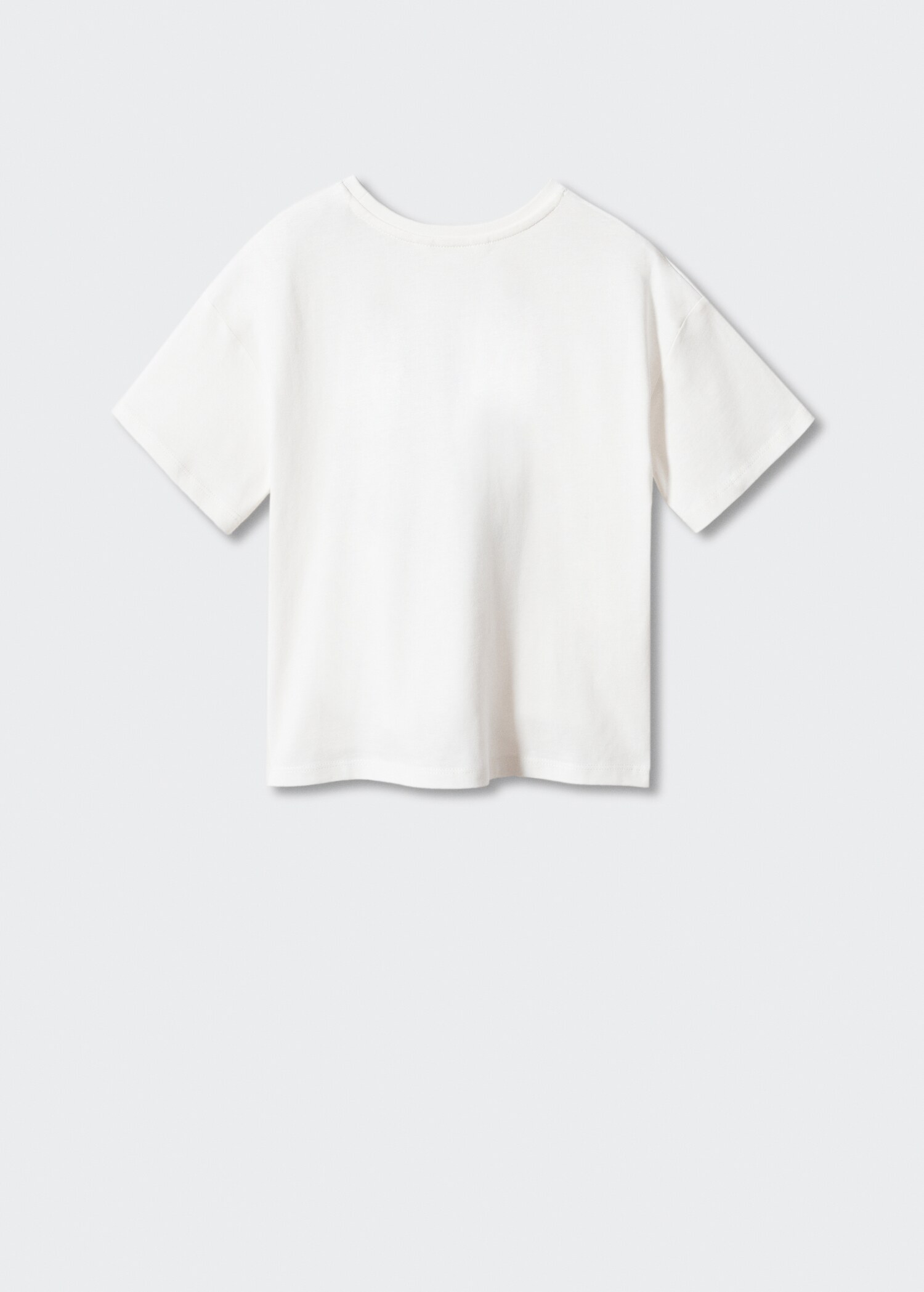 Printed cotton-blend T-shirt - Reverse of the article