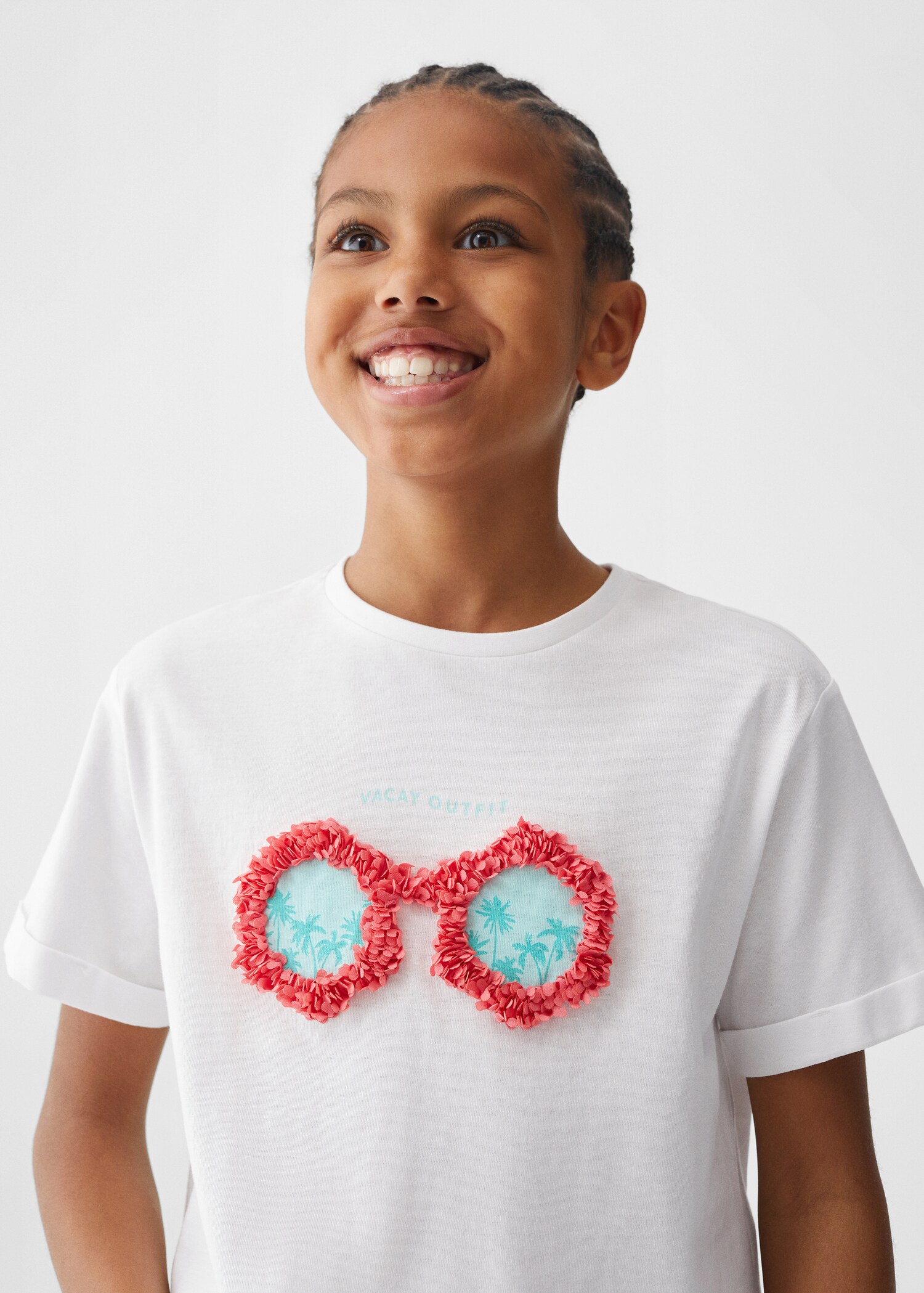 Gemustertes T-Shirt mit Textur - Detail des Artikels 1