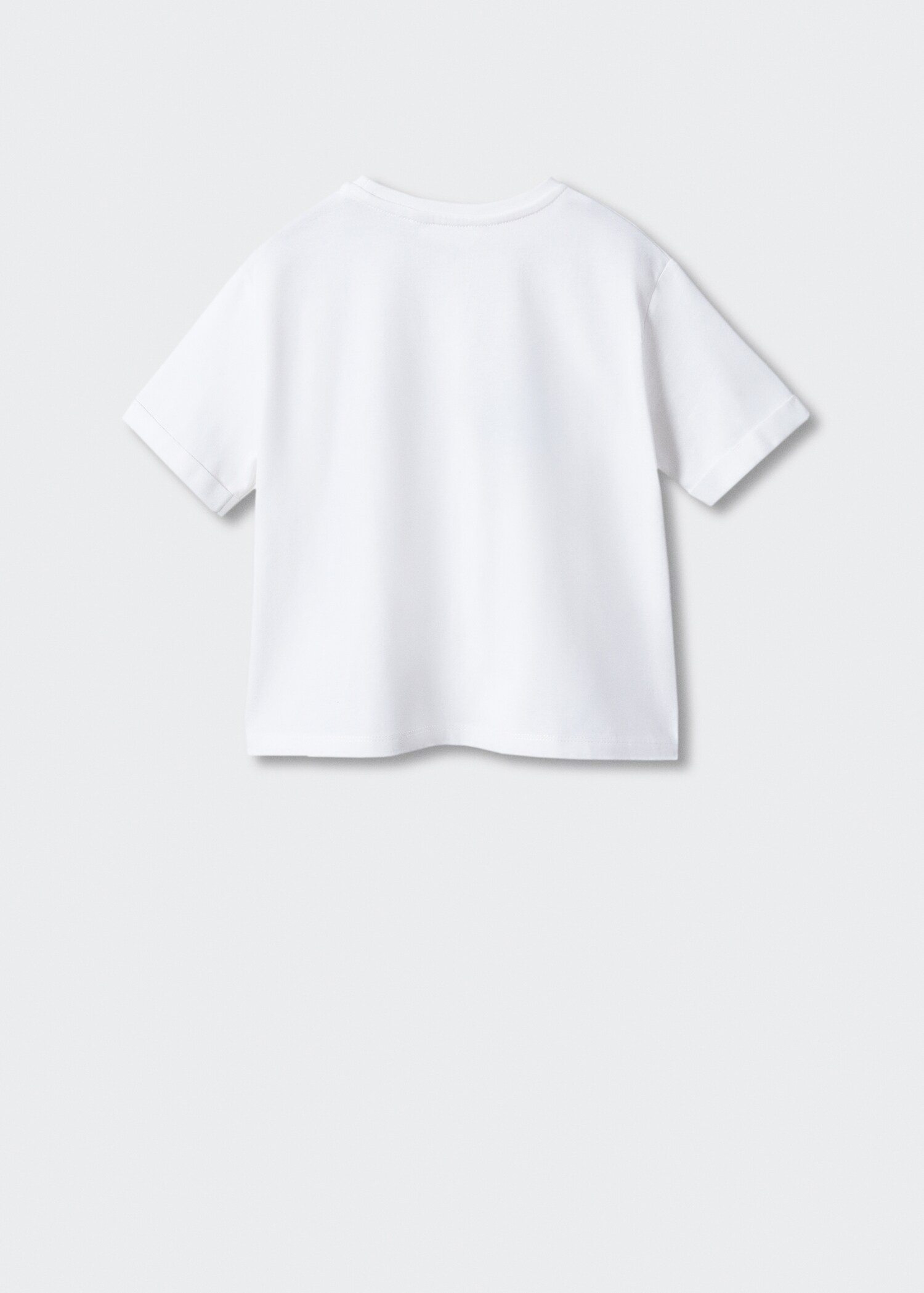Gemustertes T-Shirt mit Textur - Rückseite des Artikels