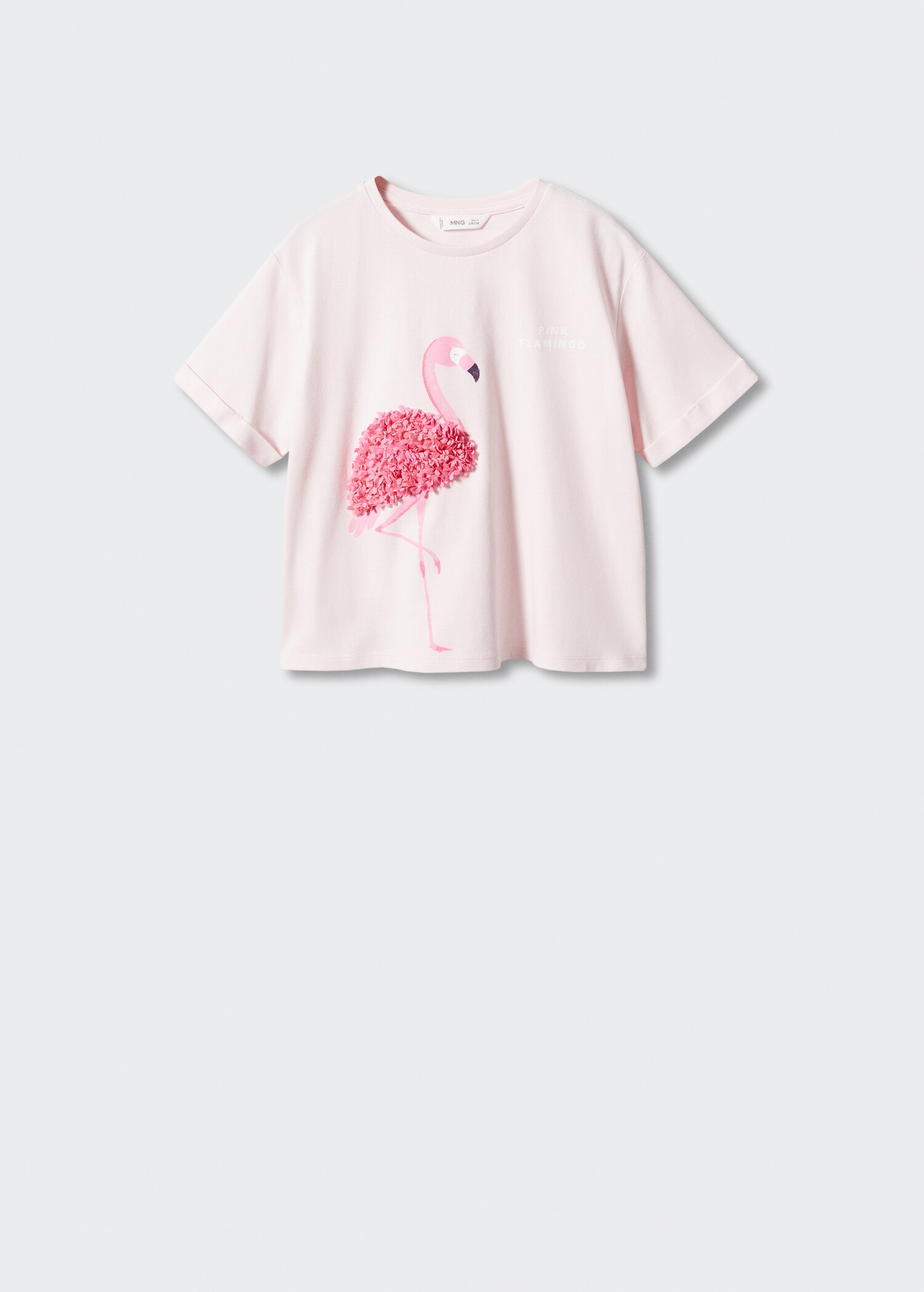 Gemustertes T-Shirt mit Textur - Artikel ohne Model