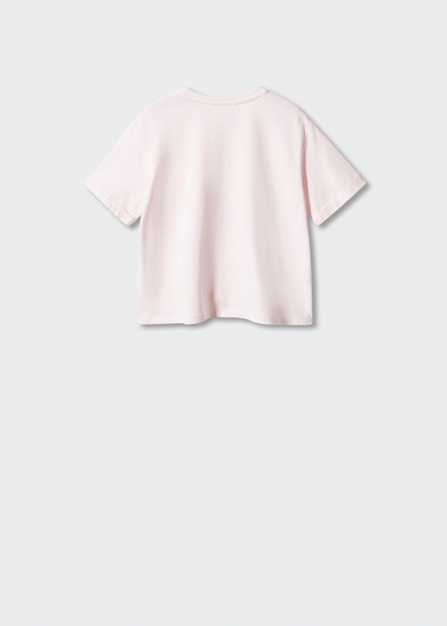 Gemustertes T-Shirt mit Textur - Rückseite des Artikels