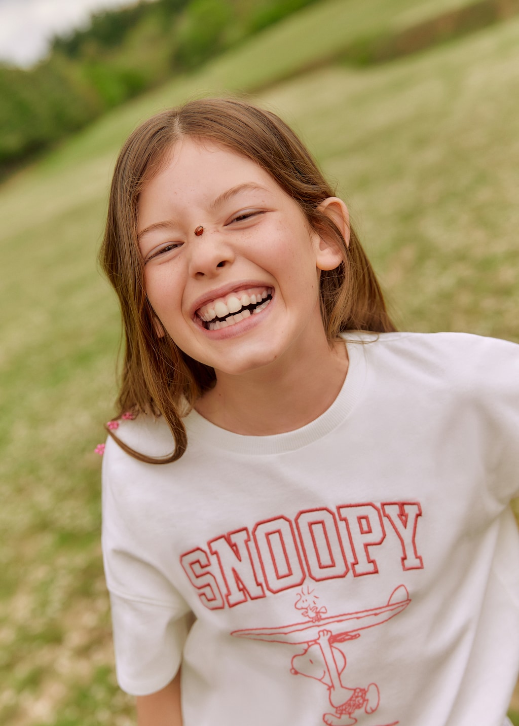 Snoopy printed t shirt Girls MANGO OUTLET Norway
