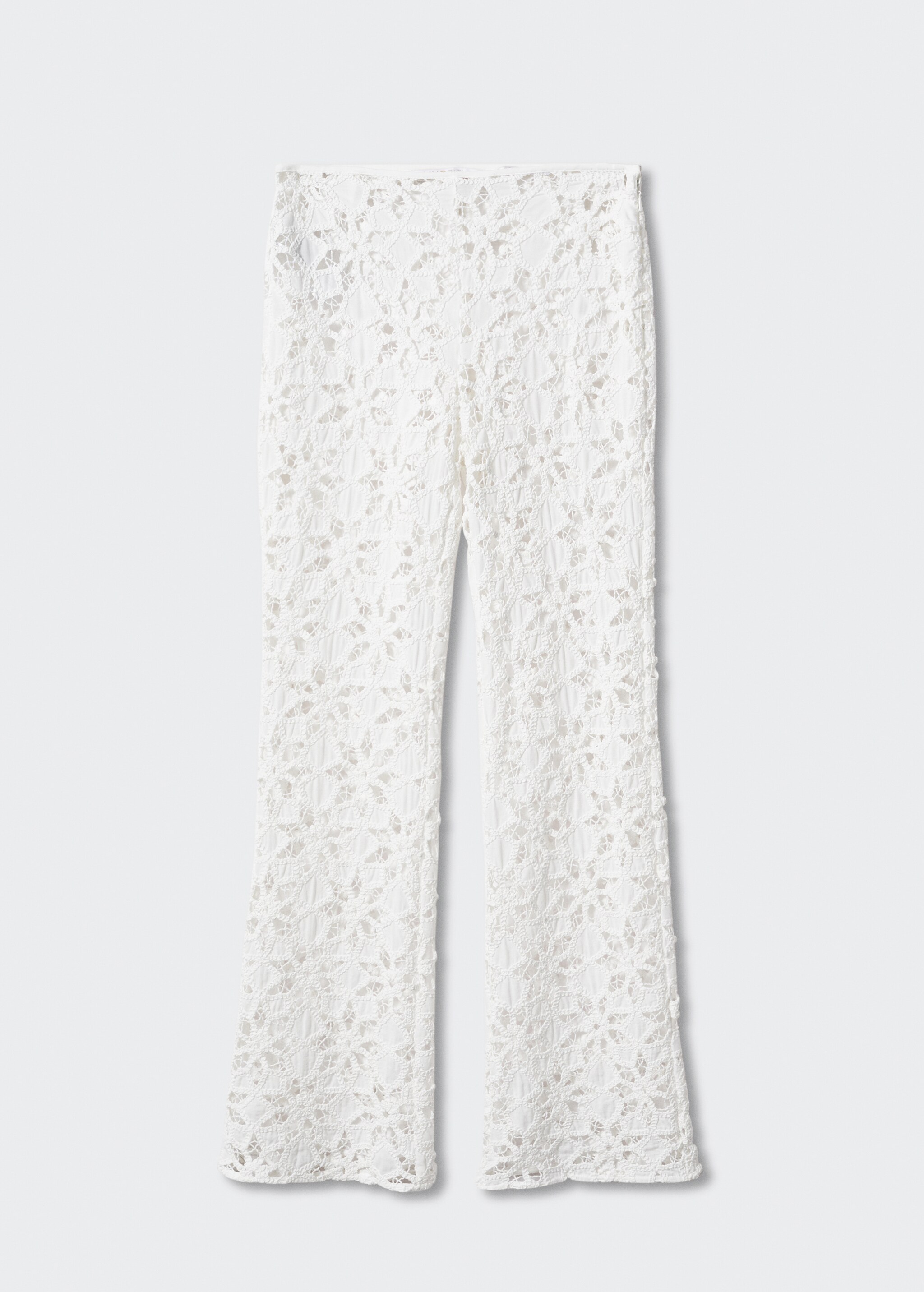 Crochet palazzo trousers - Article without model