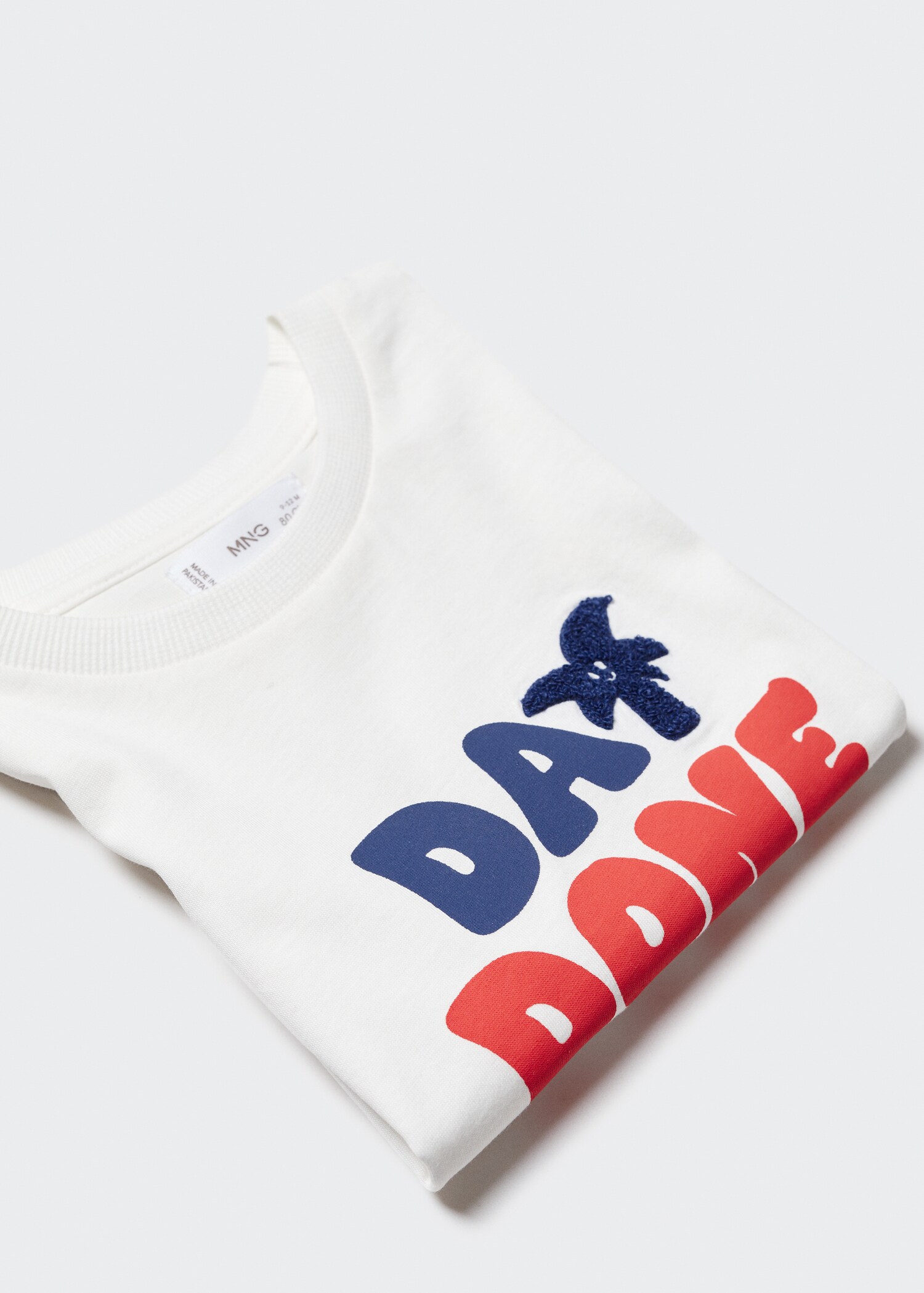 T-shirt coton lettres - Détail de l'article 0