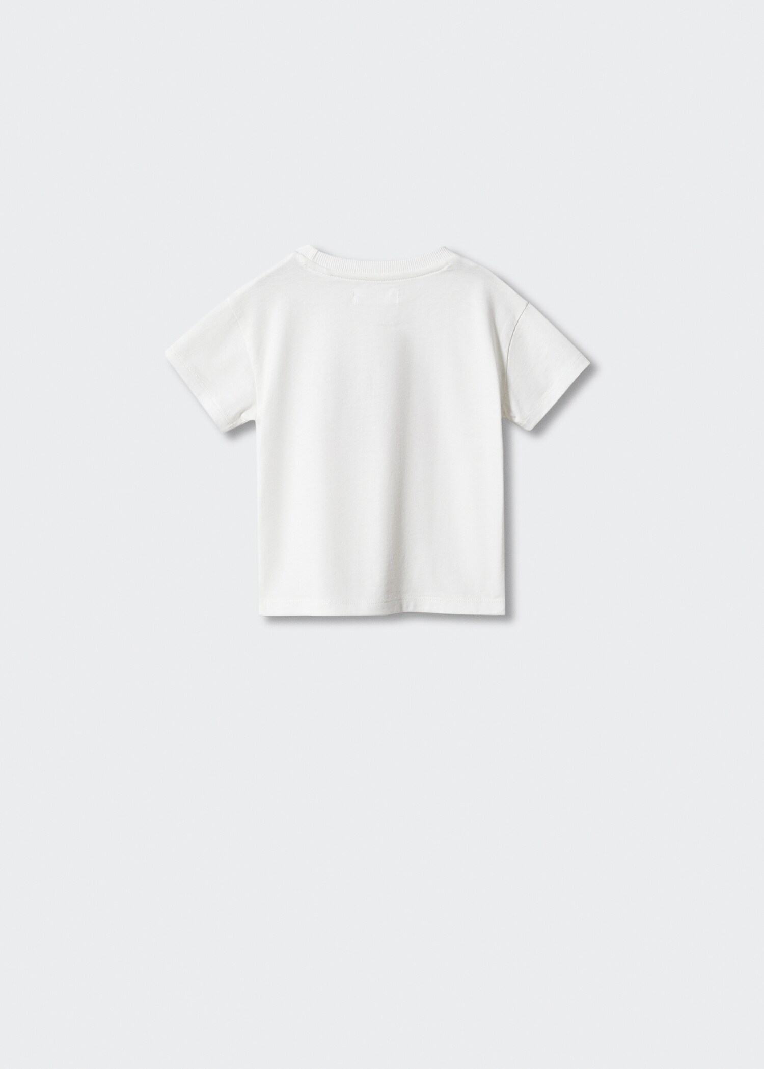 T-shirt coton lettres - Verso de l’article