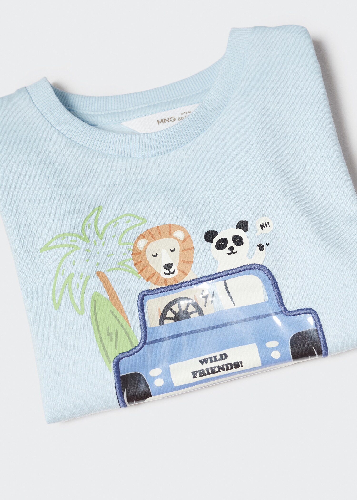 Printed cotton-blend T-shirt - Details of the article 8