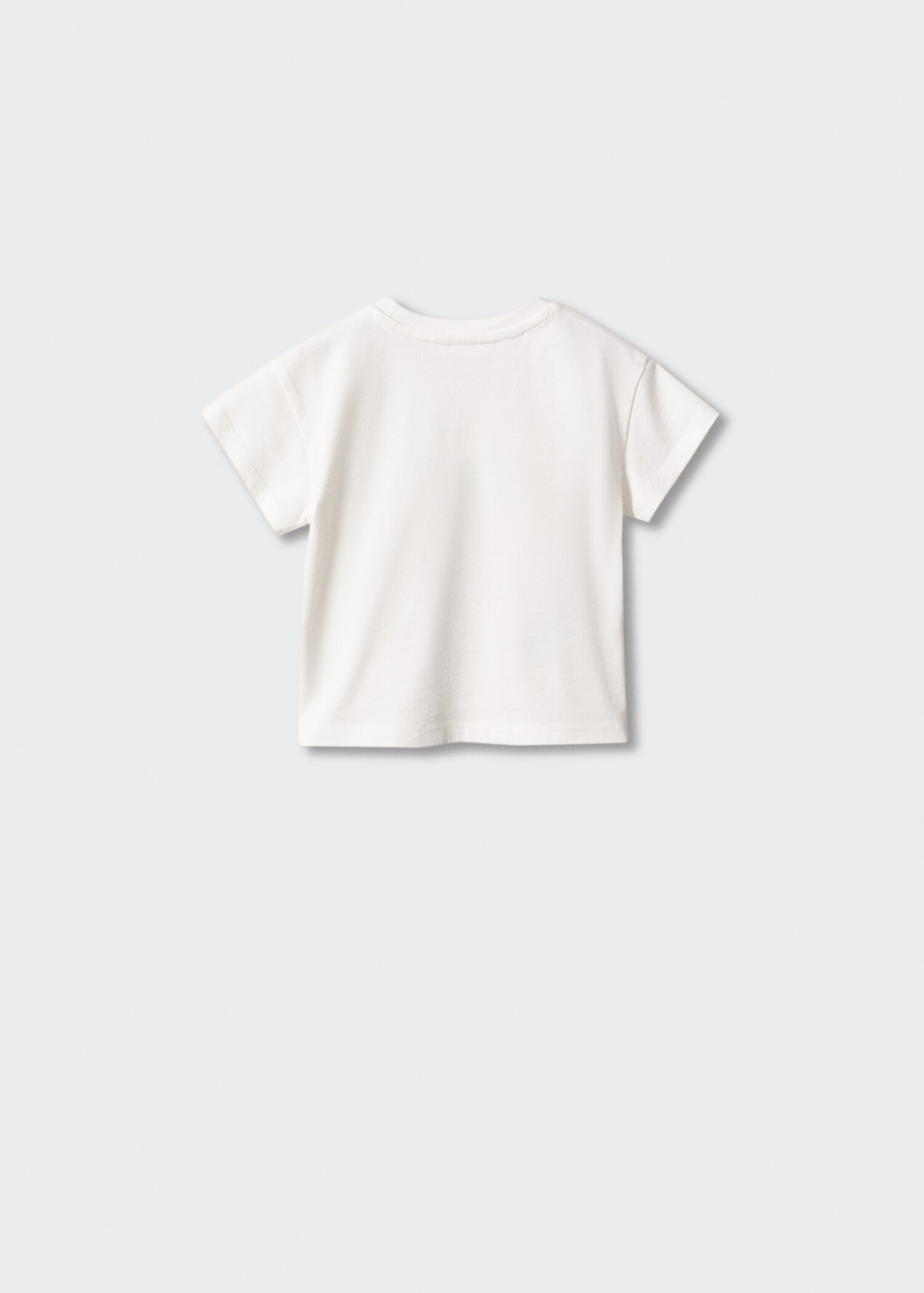 T-shirt with print drawing  - Reverse of the article