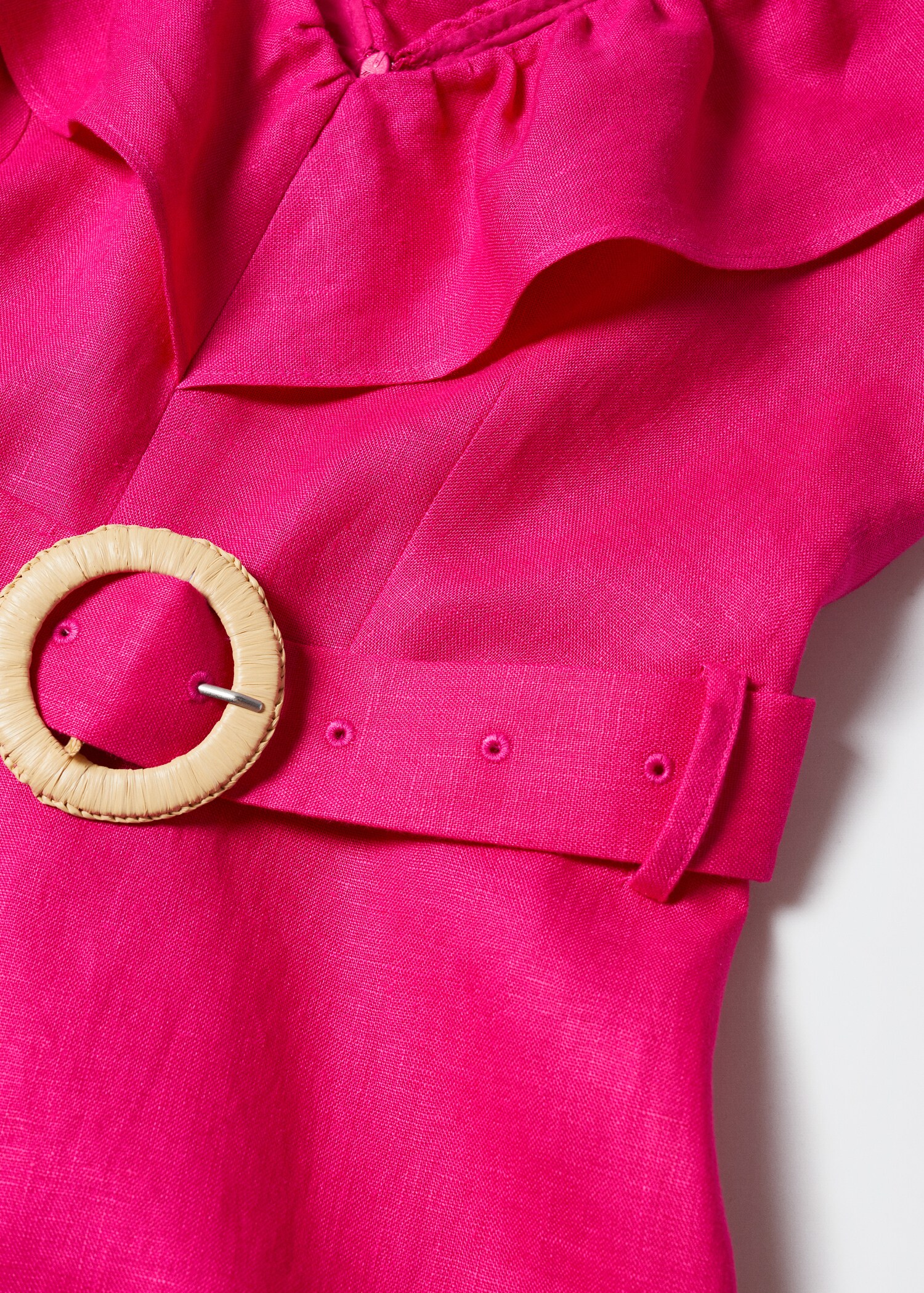 Jumpsuit i linne volang - Detaljer om artikeln 8