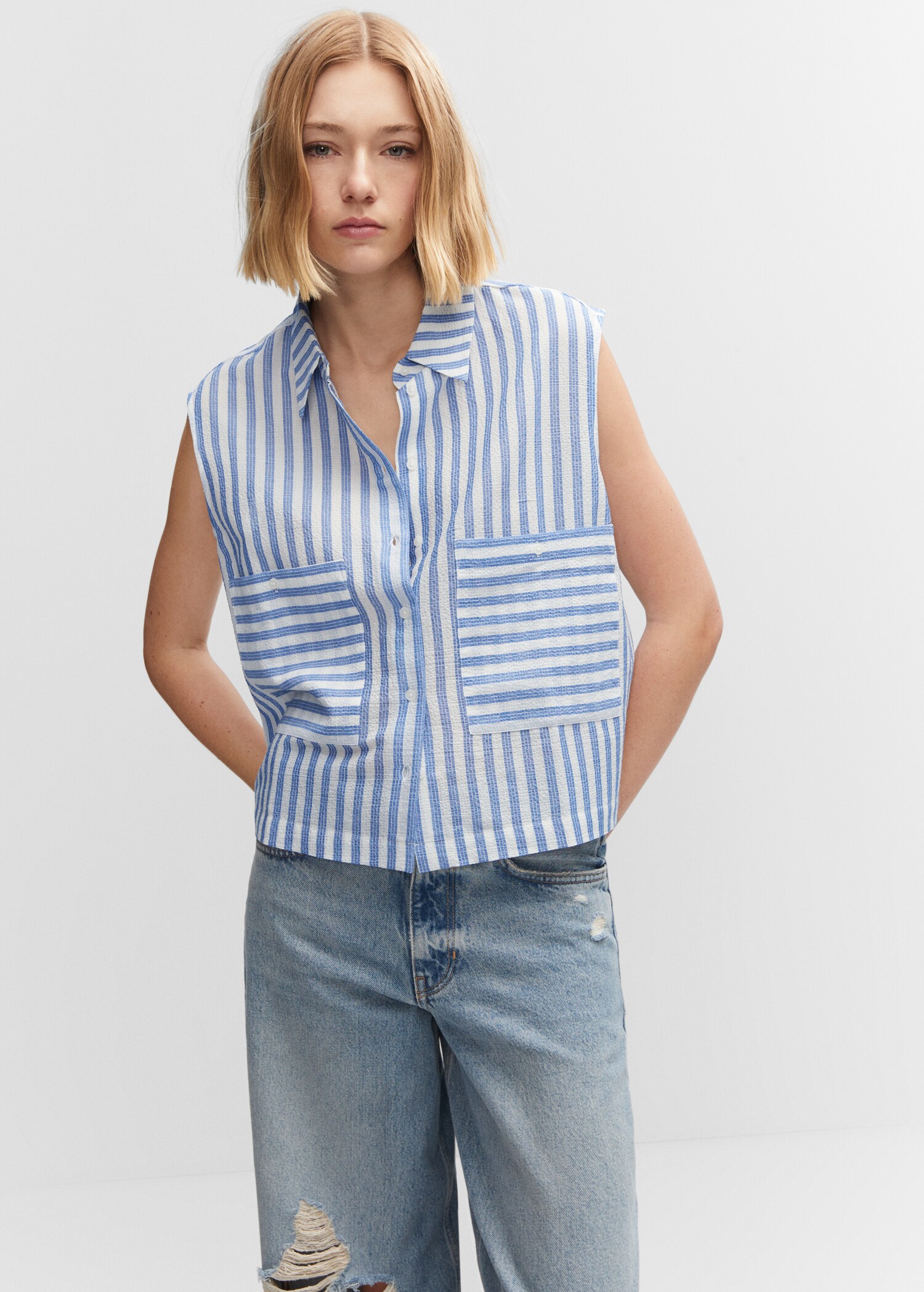 Ärmelloses Print-T-Shirt - Damen | MANGO OUTLET Deutschland