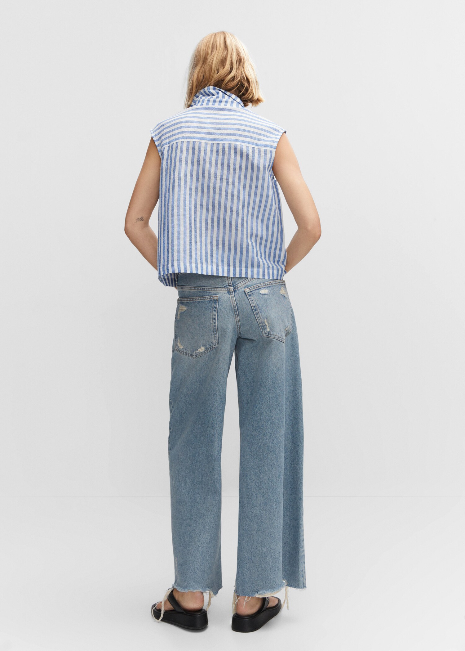 Ärmelloses Print-T-Shirt - Damen | MANGO OUTLET Deutschland 