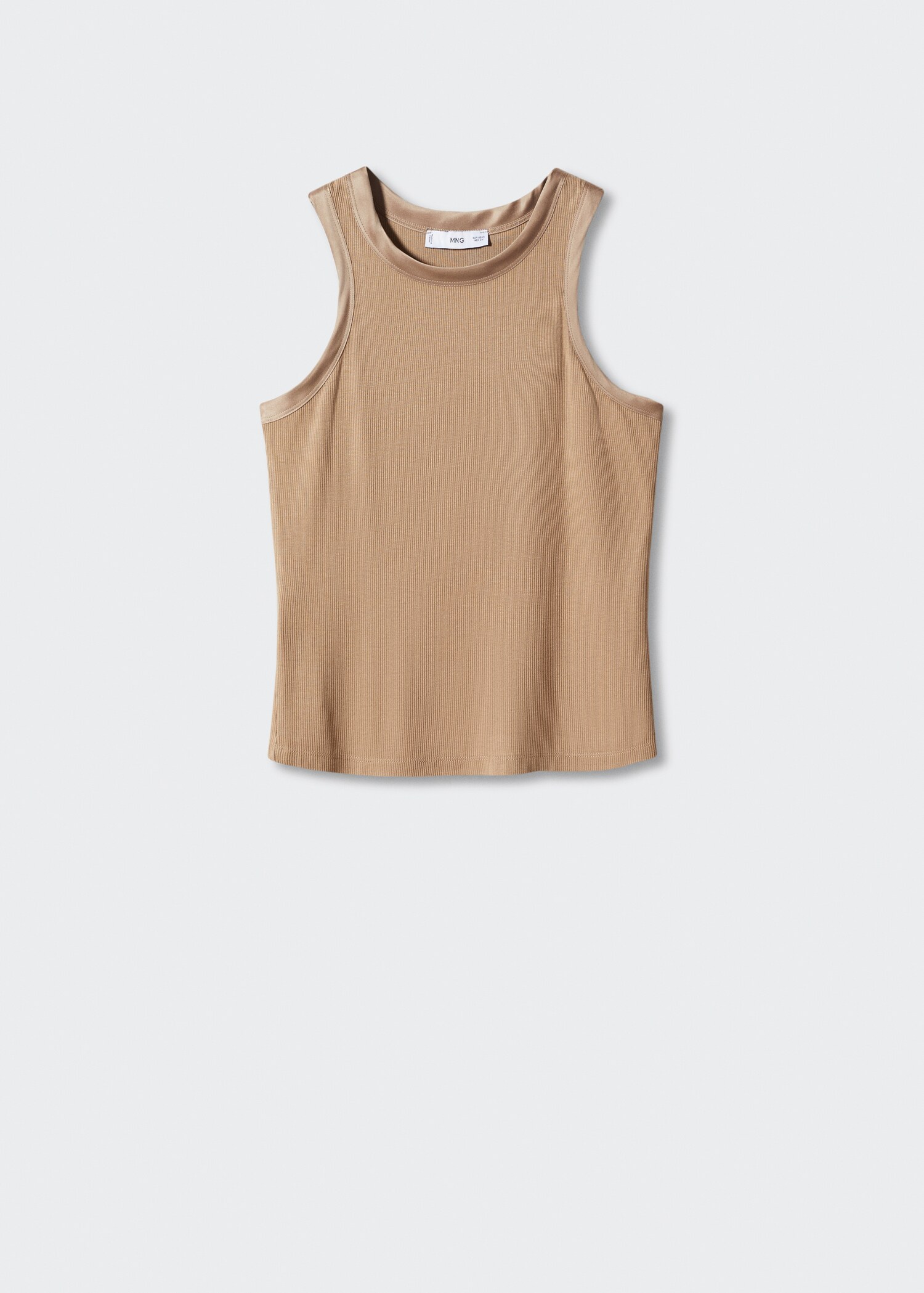 Top with satin details  - Article without model