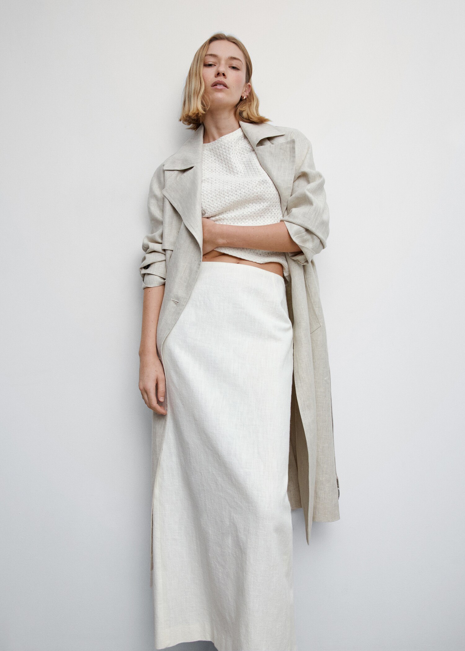 Knit cotton T-shirt - Details of the article 2