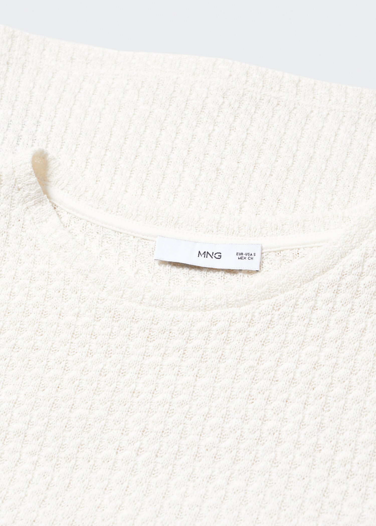 Knit cotton T-shirt - Details of the article 8