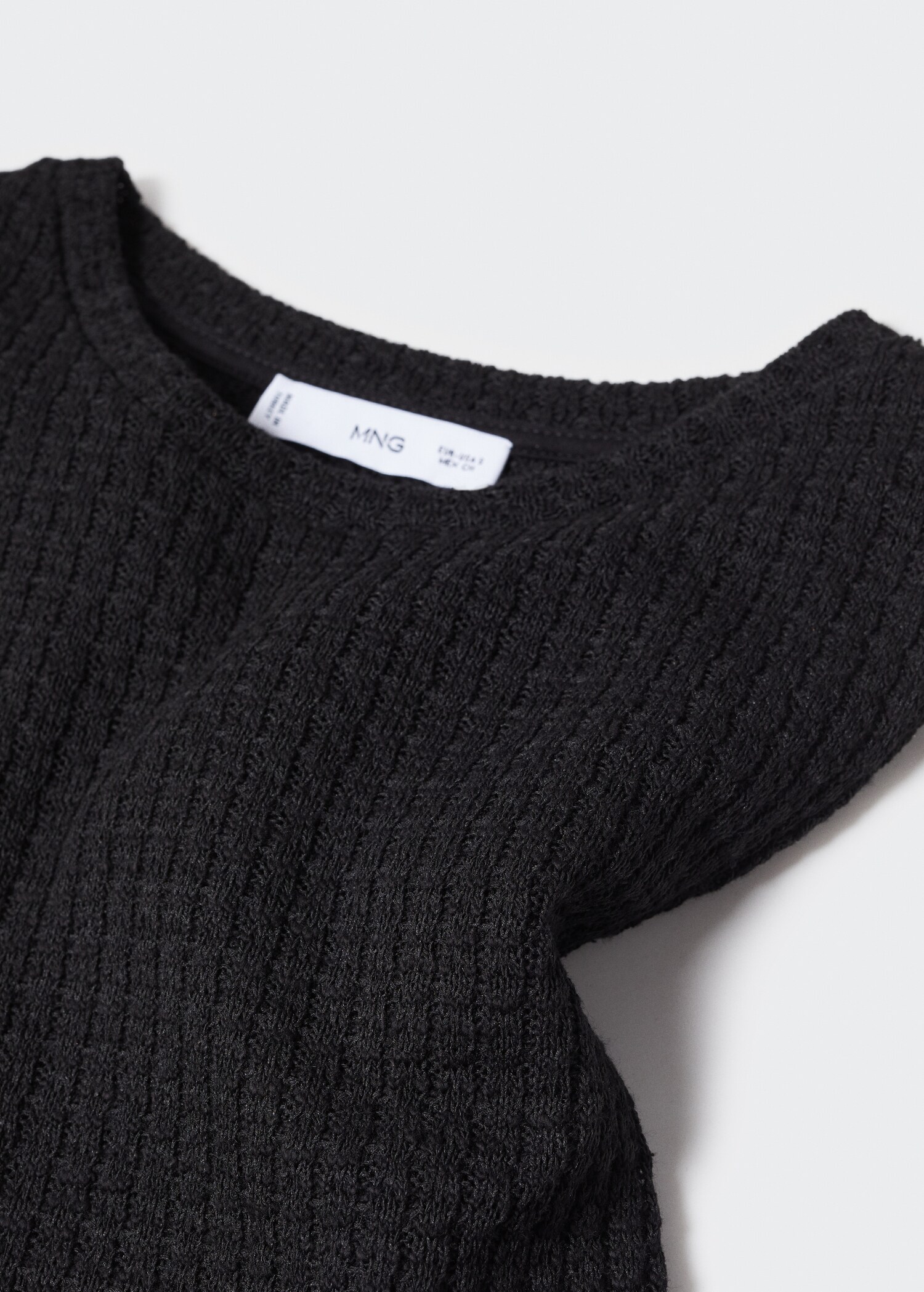 Knit cotton T-shirt - Details of the article 8