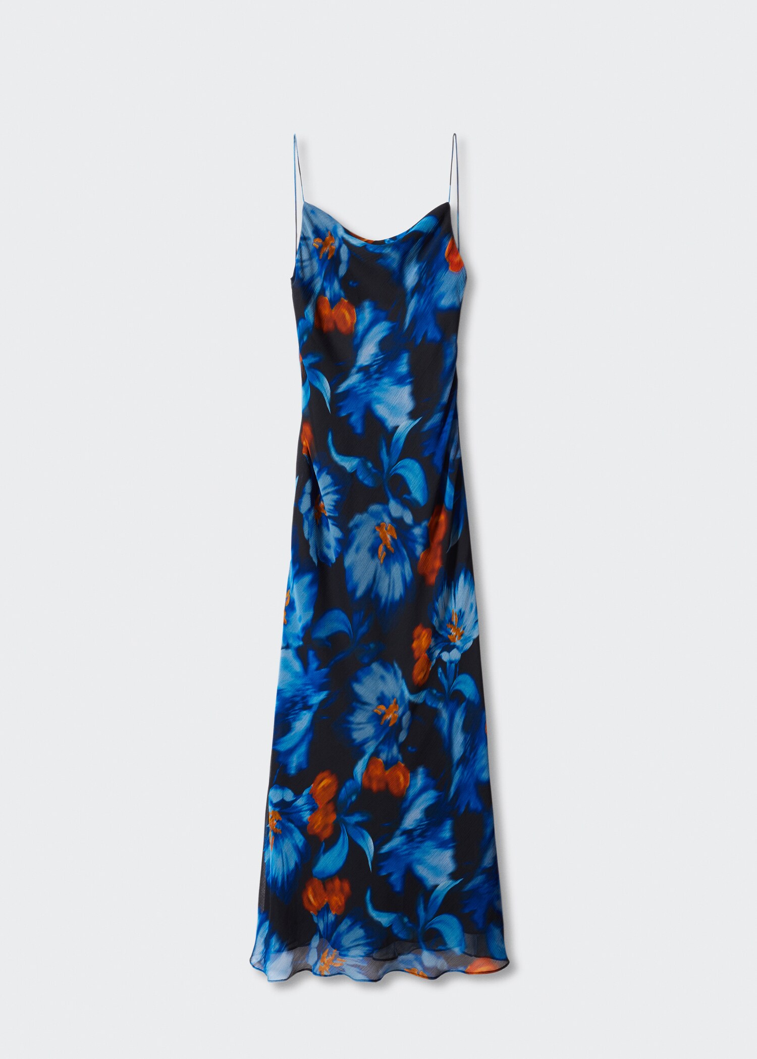 Geblümtes Chiffon-Kleid - Artikel ohne Model