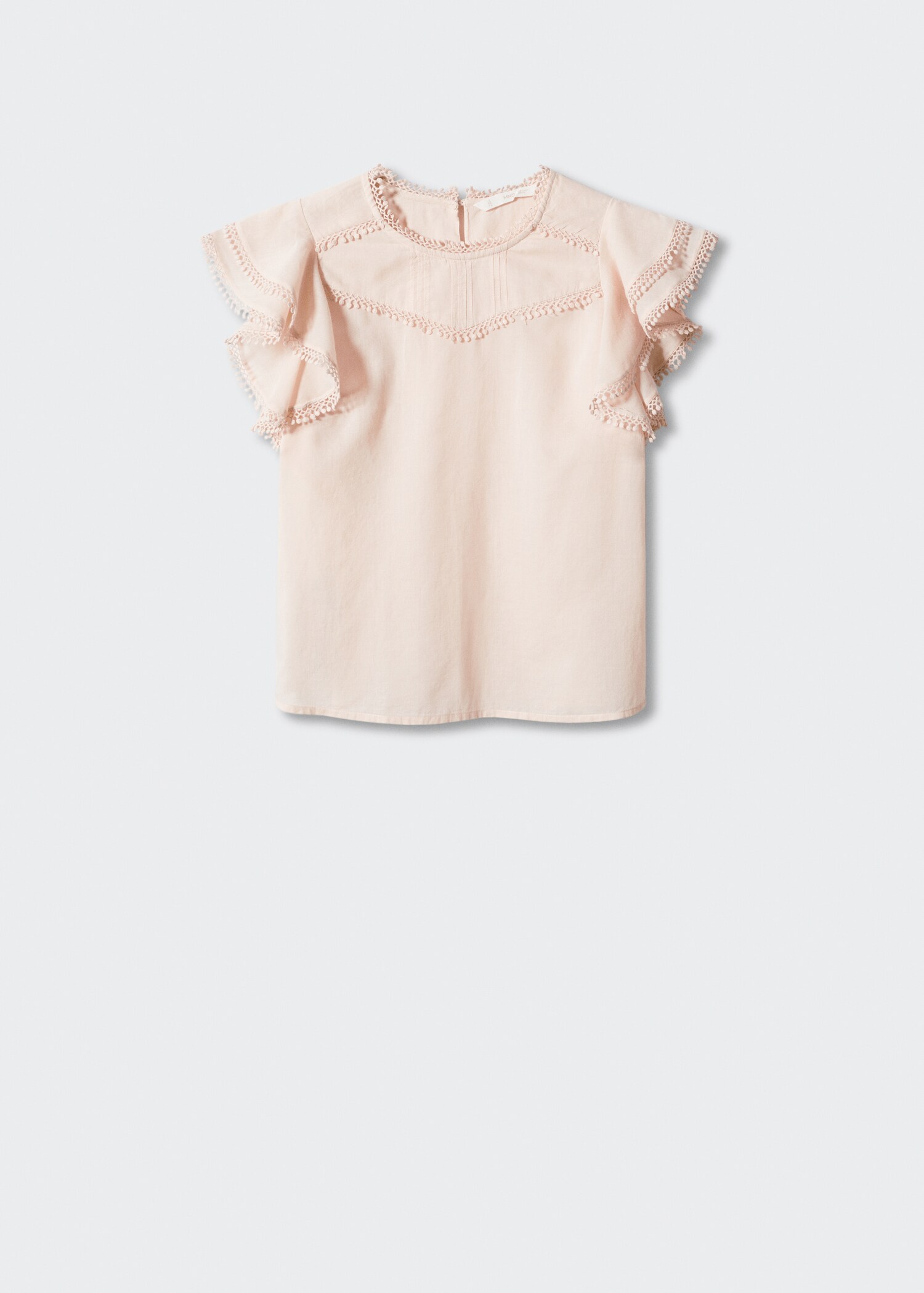 Frills embroidered shirt - Article without model