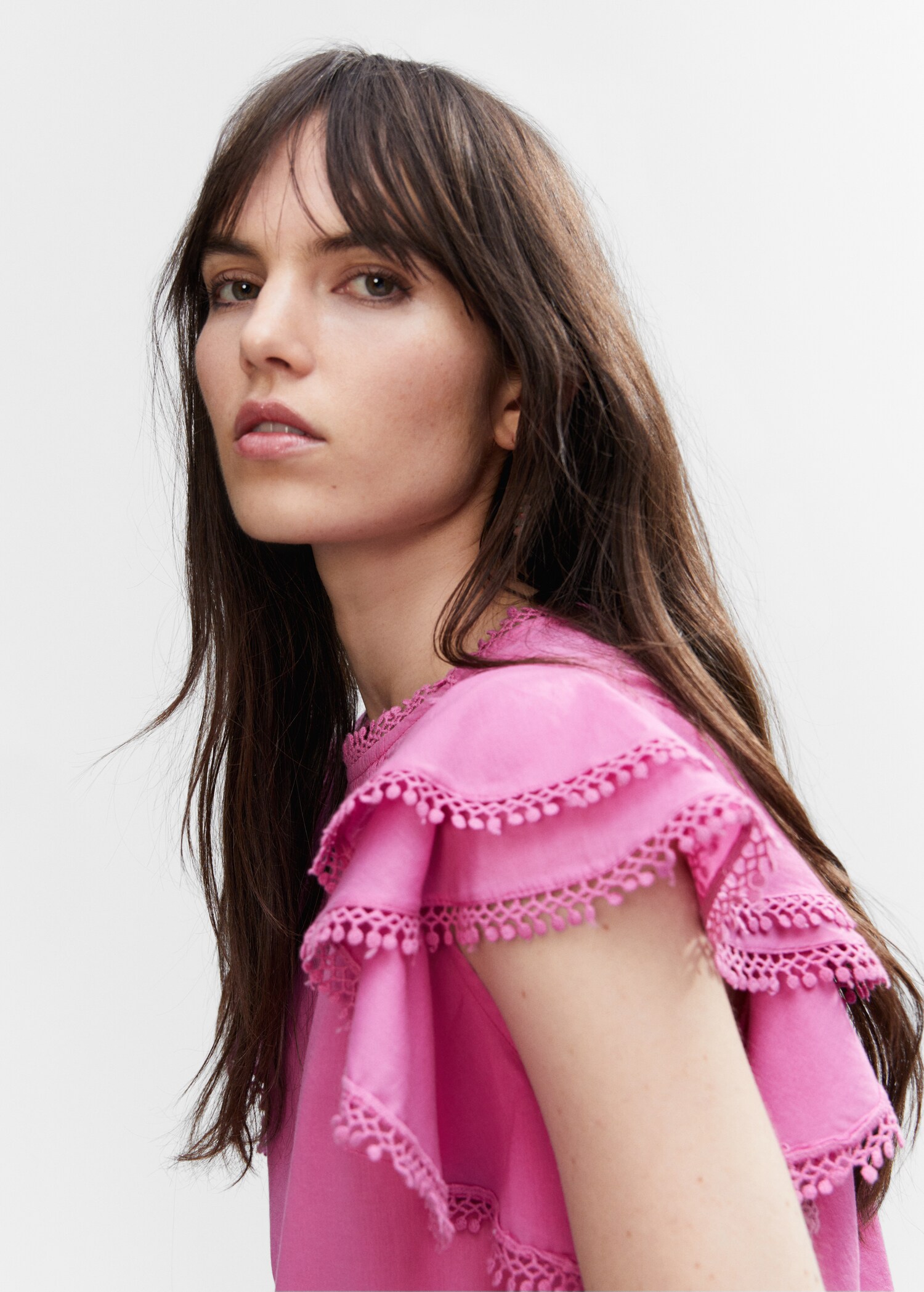 Blusa volantes bordados - Detalle del artículo 1