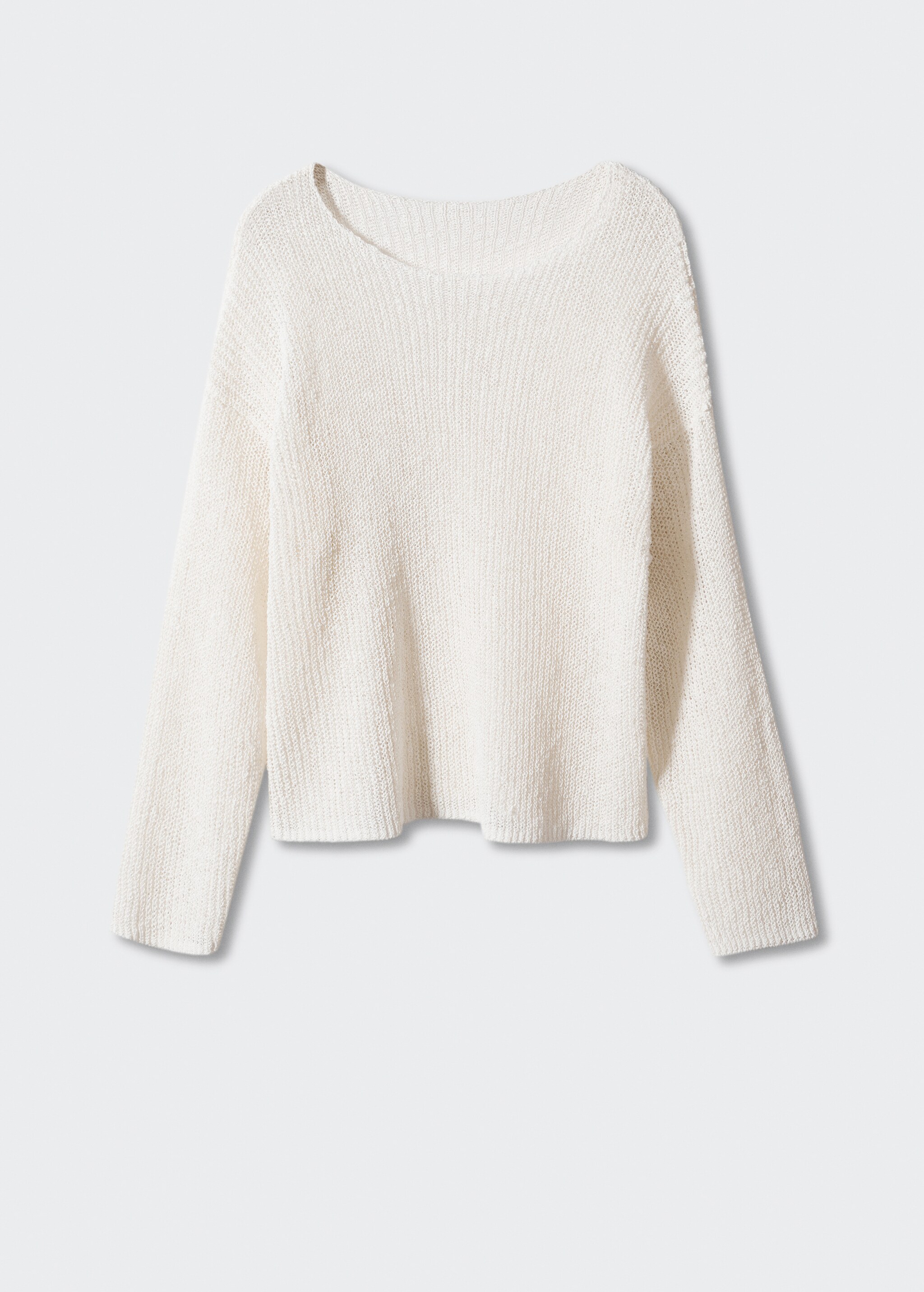 Fine-knit oversize sweater - Article without model