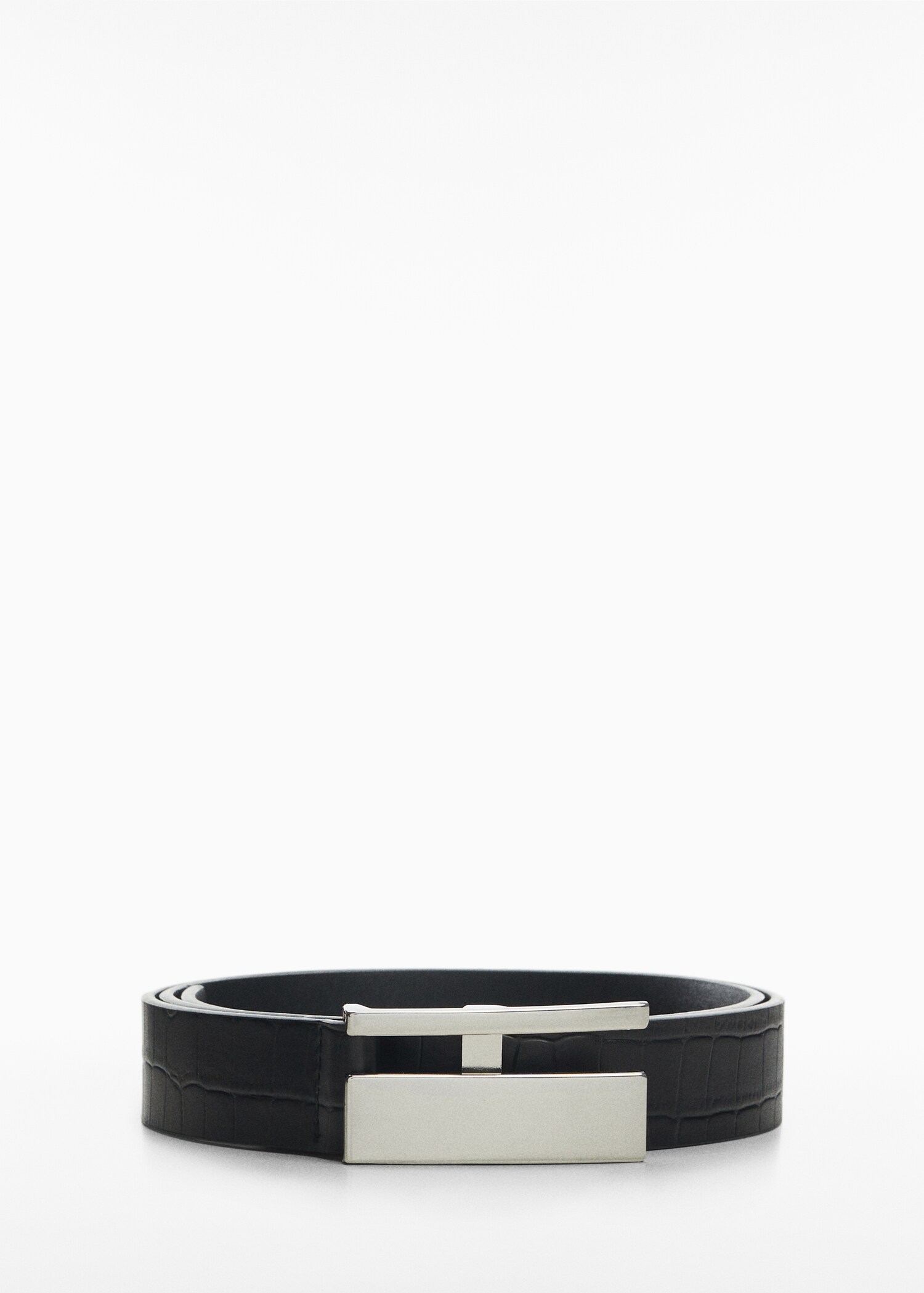 Buckle leather belt - Article without model