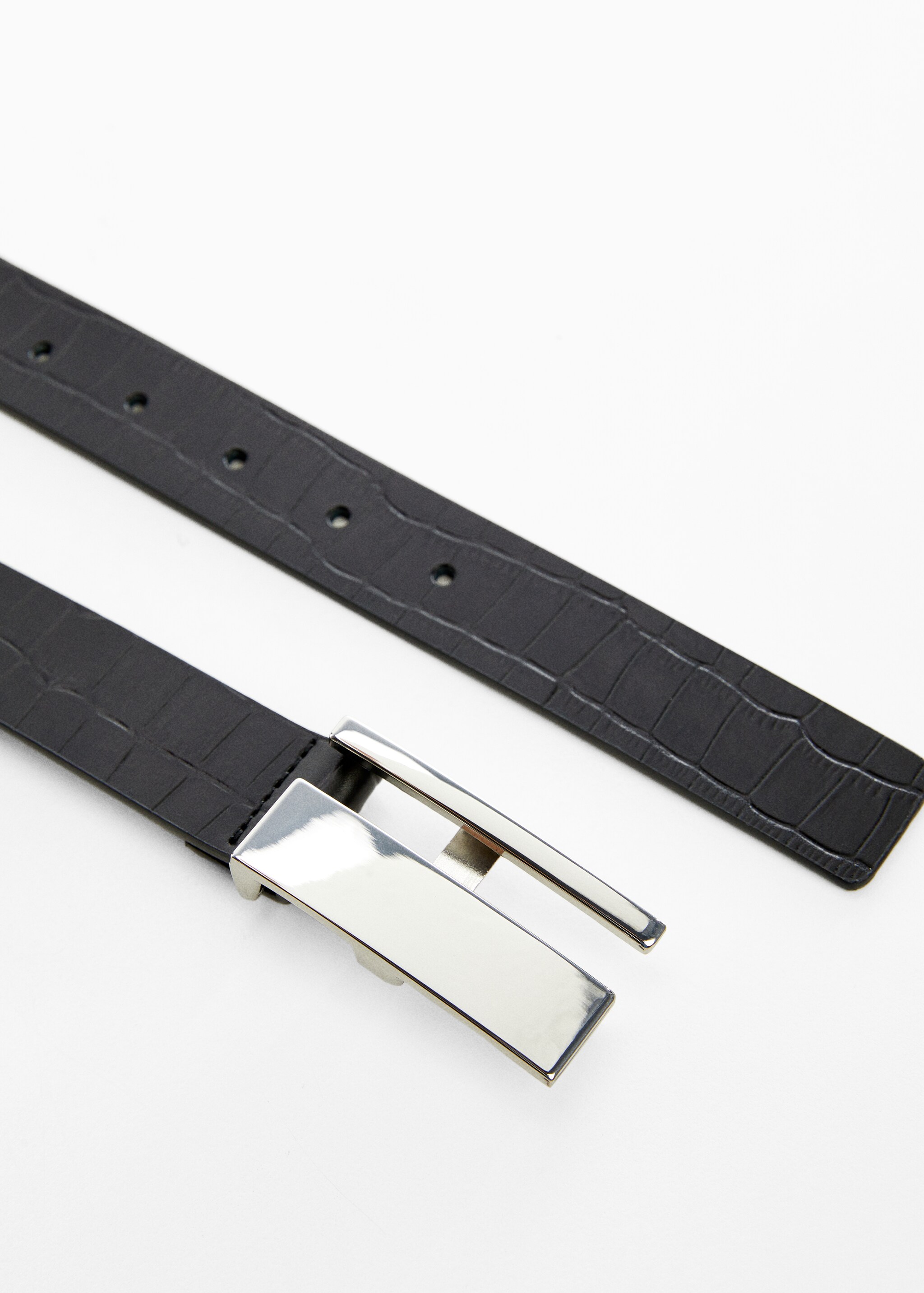 Buckle leather belt - Details of the article 1