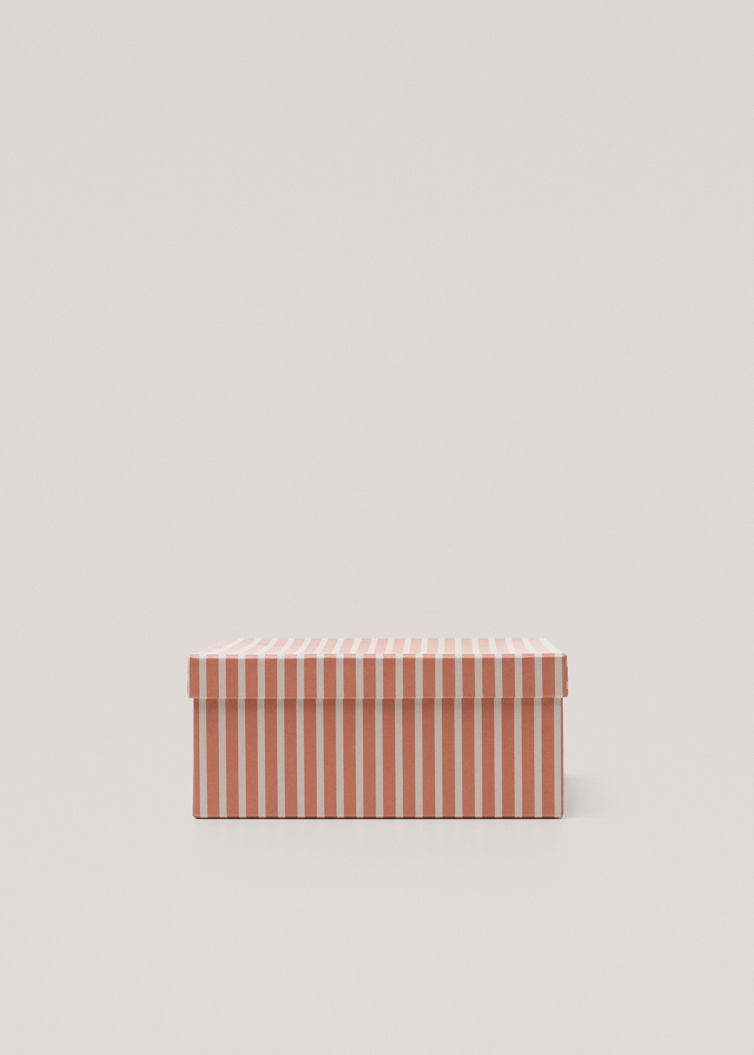 Caja almacenaje rayas 24x24cm - Artículo sin modelo