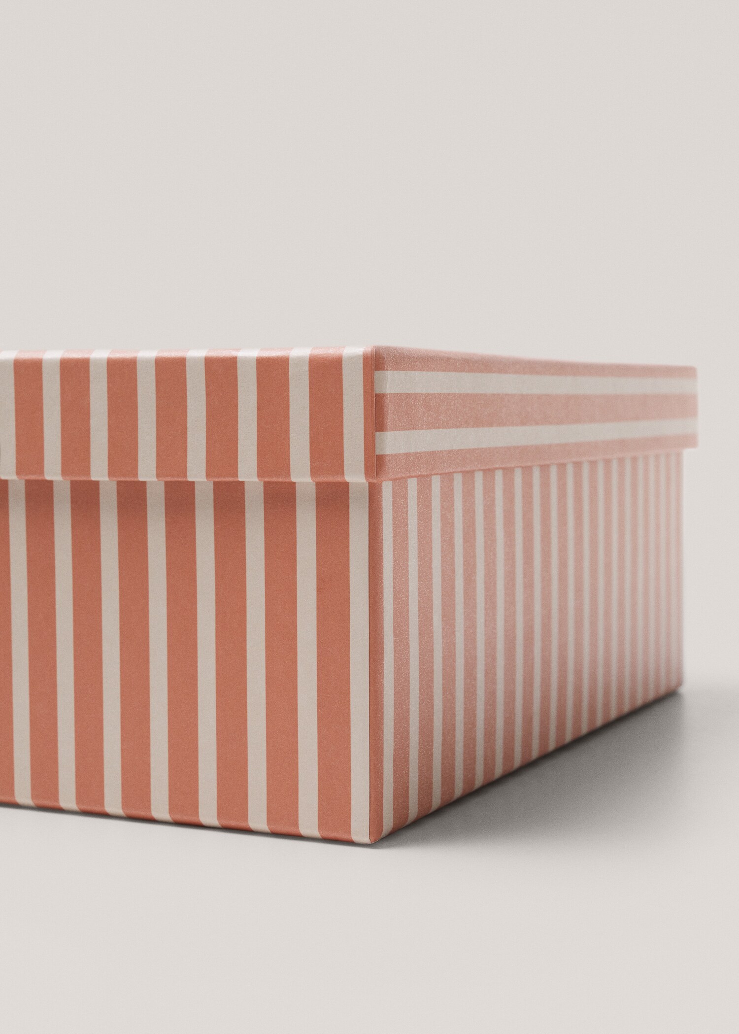 Caja almacenaje rayas 24x24cm - Detalle del artículo 1