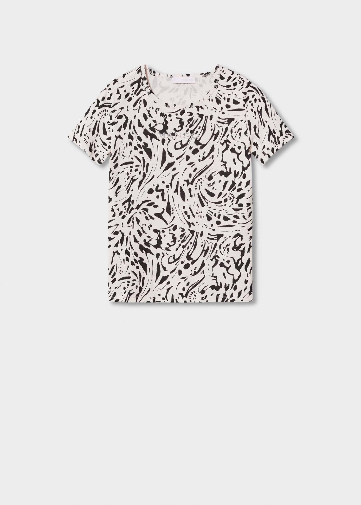 Embroidered logo print t-shirt - Article without model