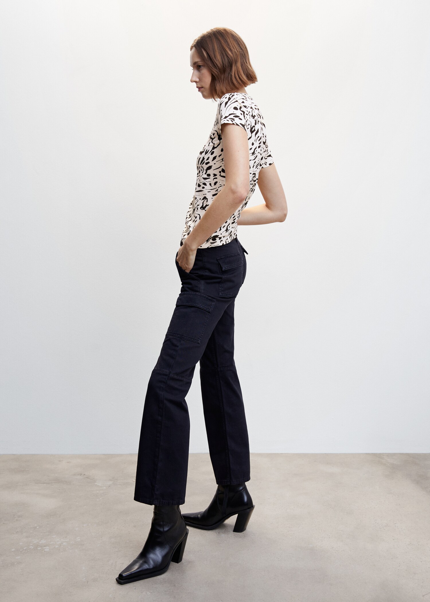 Embroidered logo print t-shirt - Details of the article 6