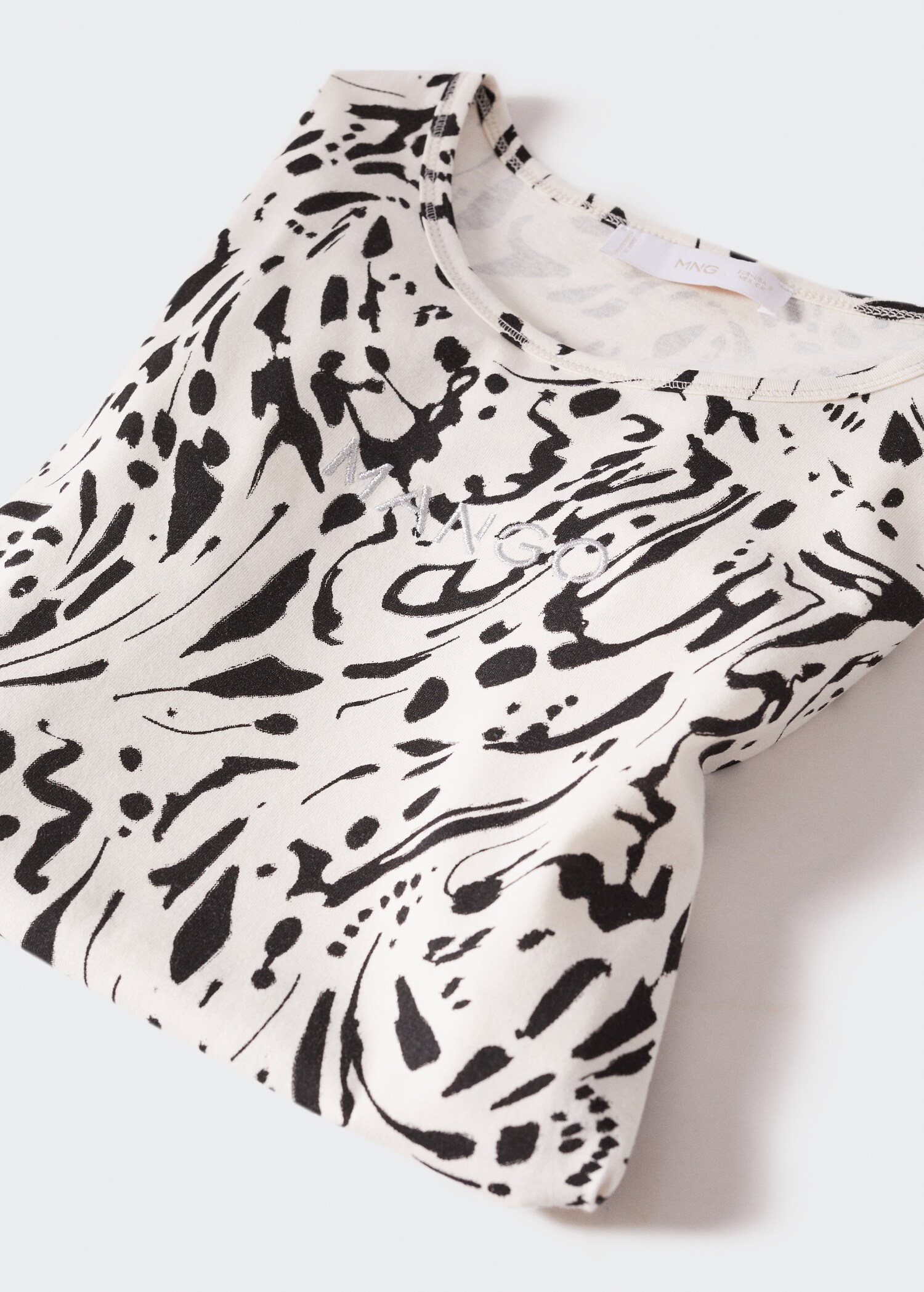 Embroidered logo print t-shirt - Details of the article 8