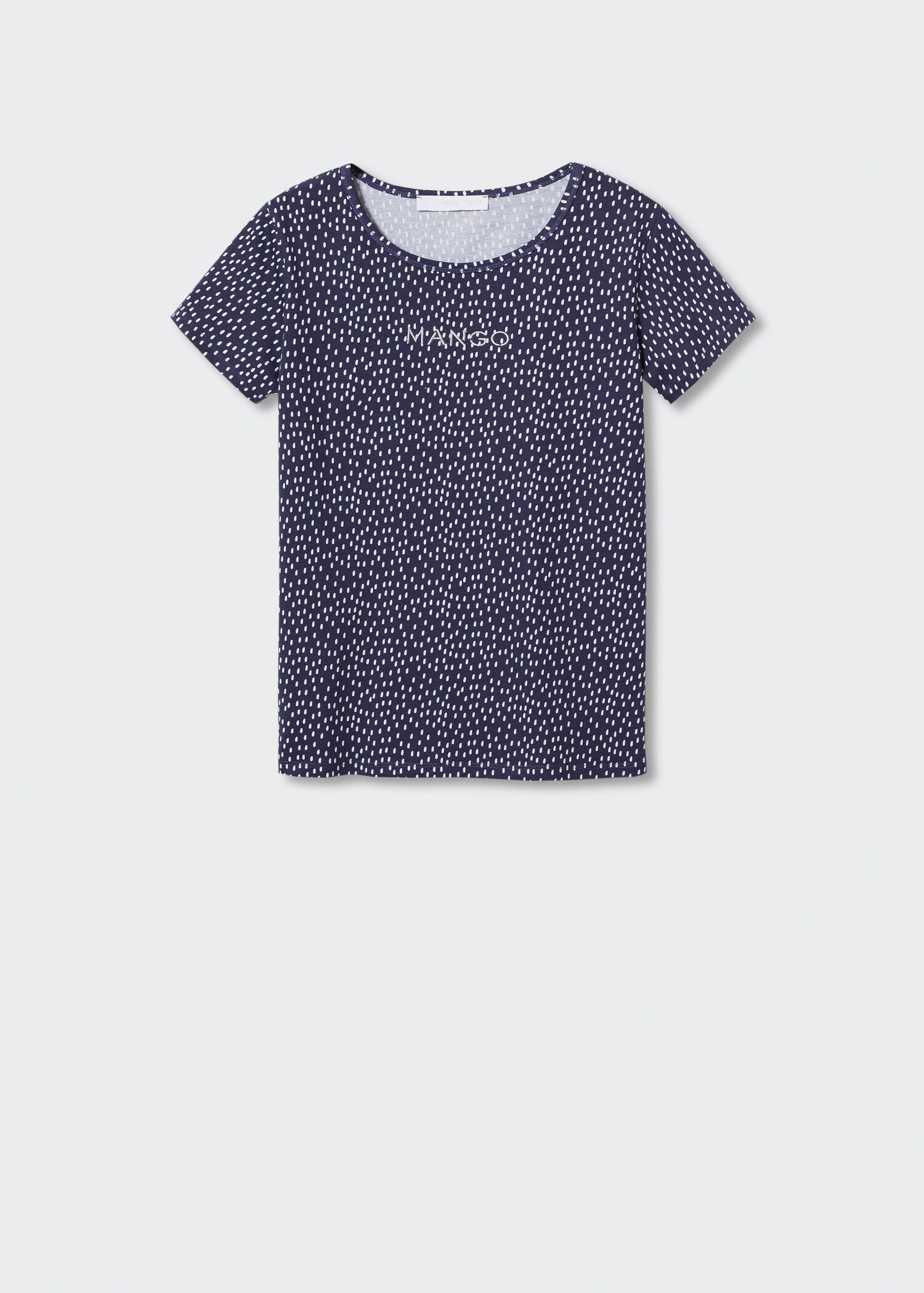 Embroidered logo print t-shirt - Article without model