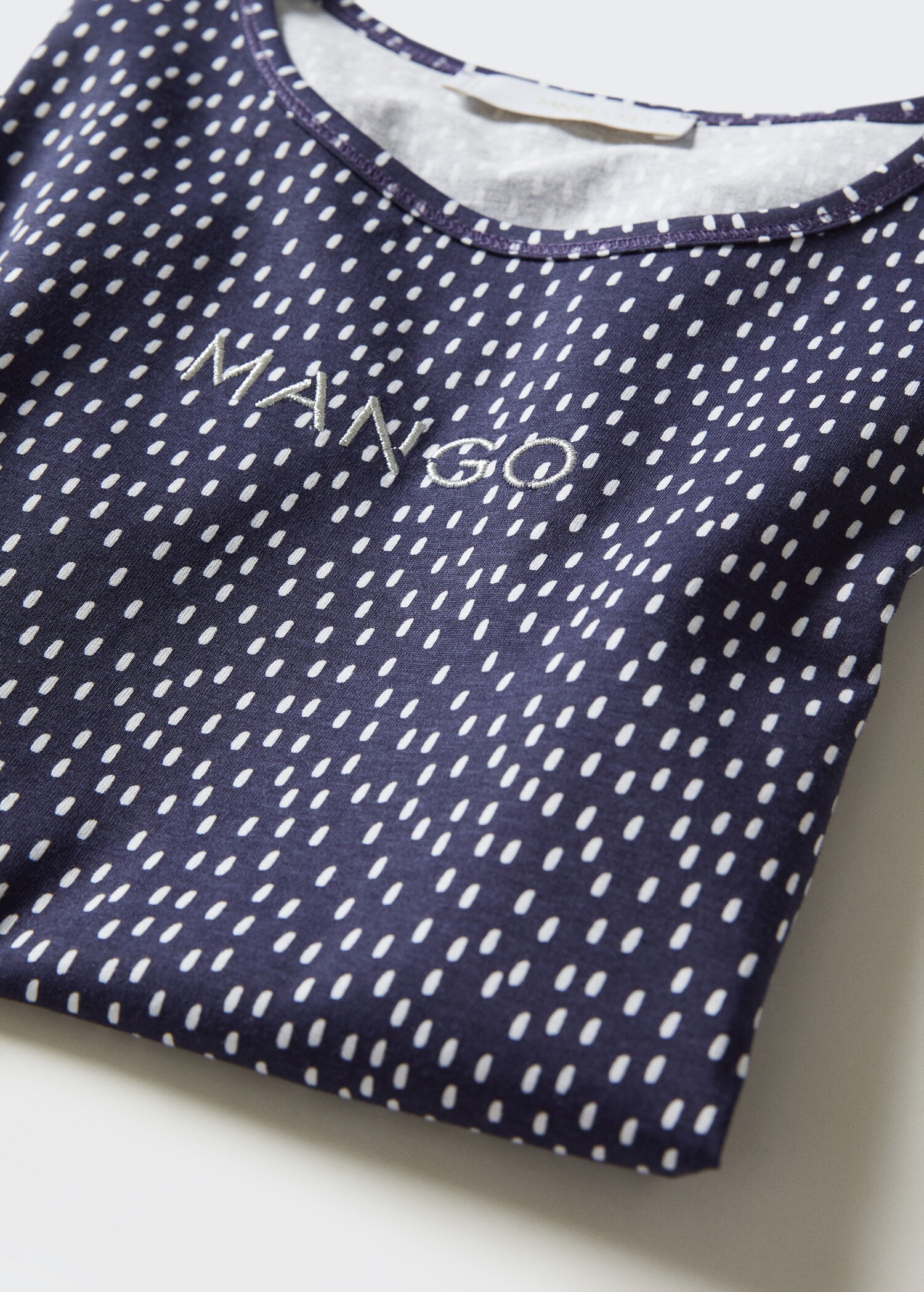 Embroidered logo print t-shirt - Details of the article 8