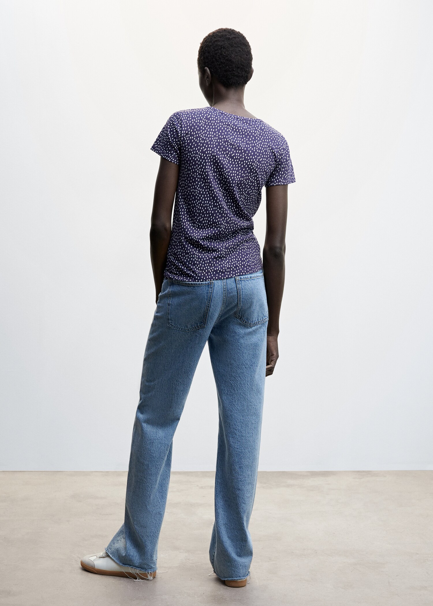 Embroidered logo print t-shirt - Reverse of the article