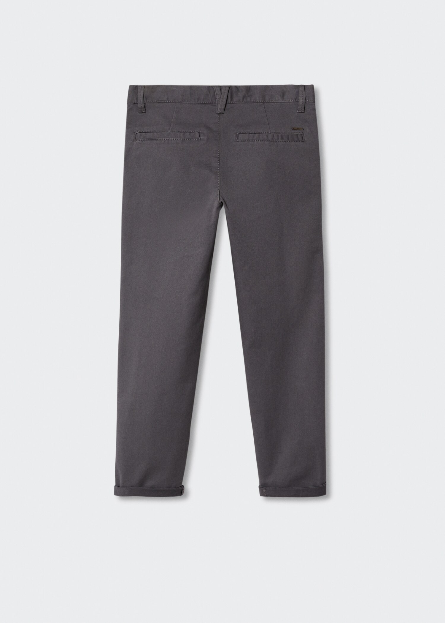 Cotton chinos - Reverse of the article