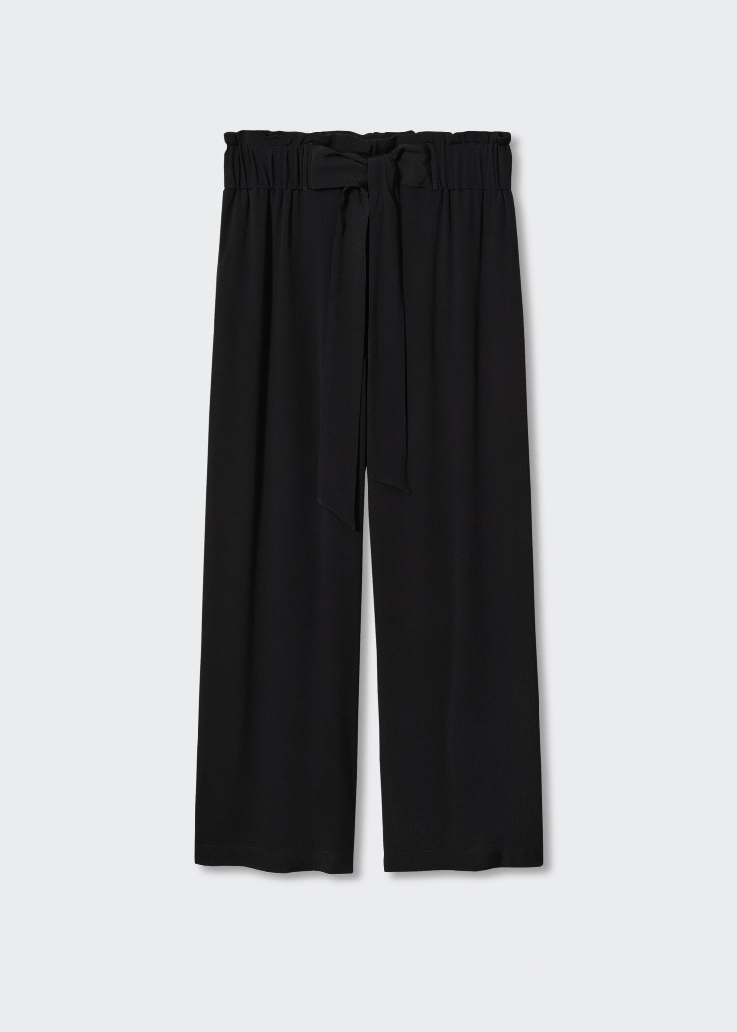 Pantaloni culotte cu panglică - Articol fără model