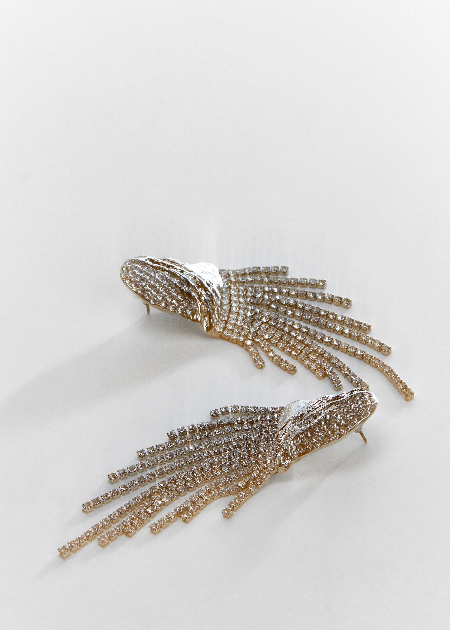 Crystal waterfall earrings - Details of the article 5