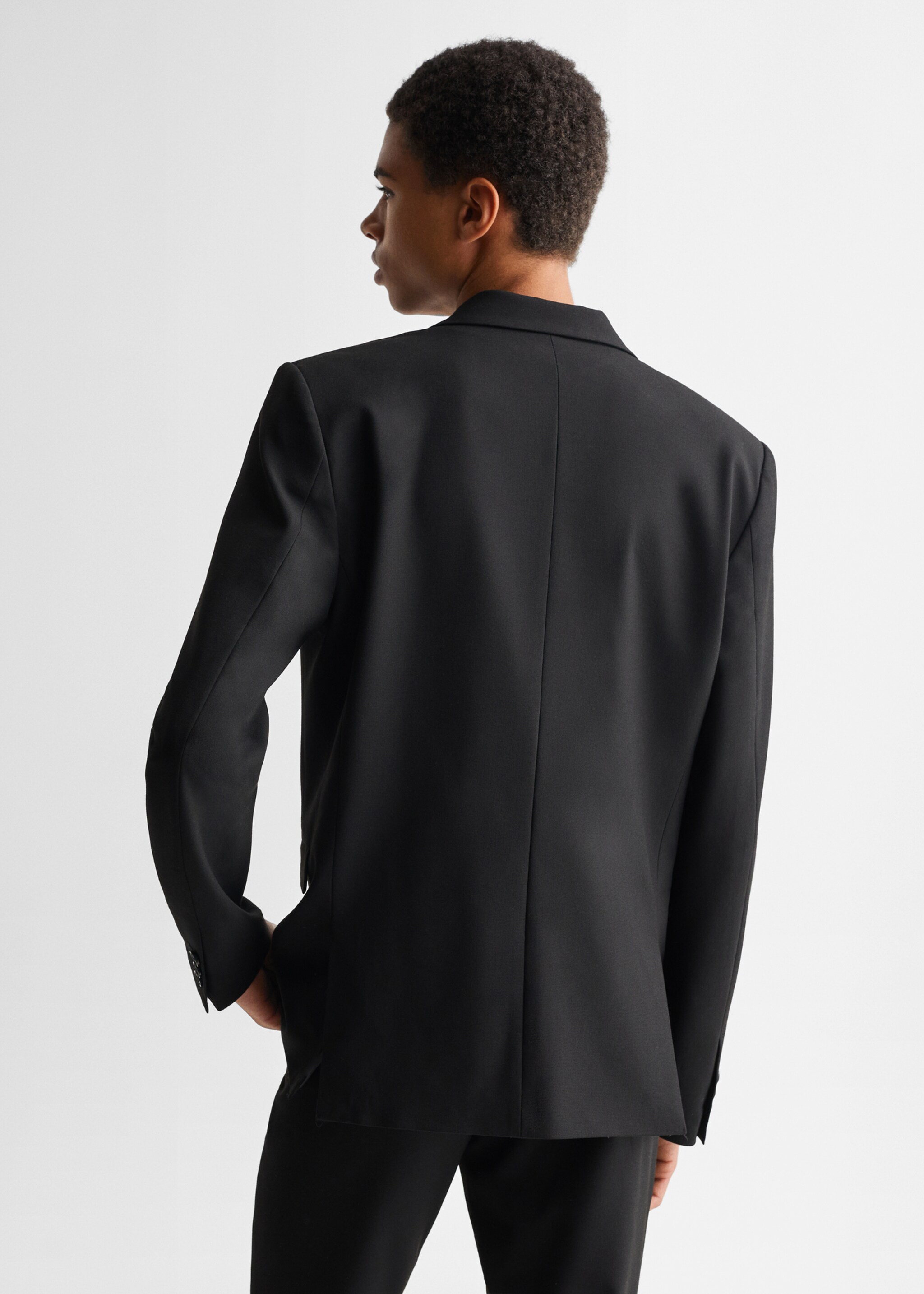 Slim-fit suit blazer - Reverse of the article
