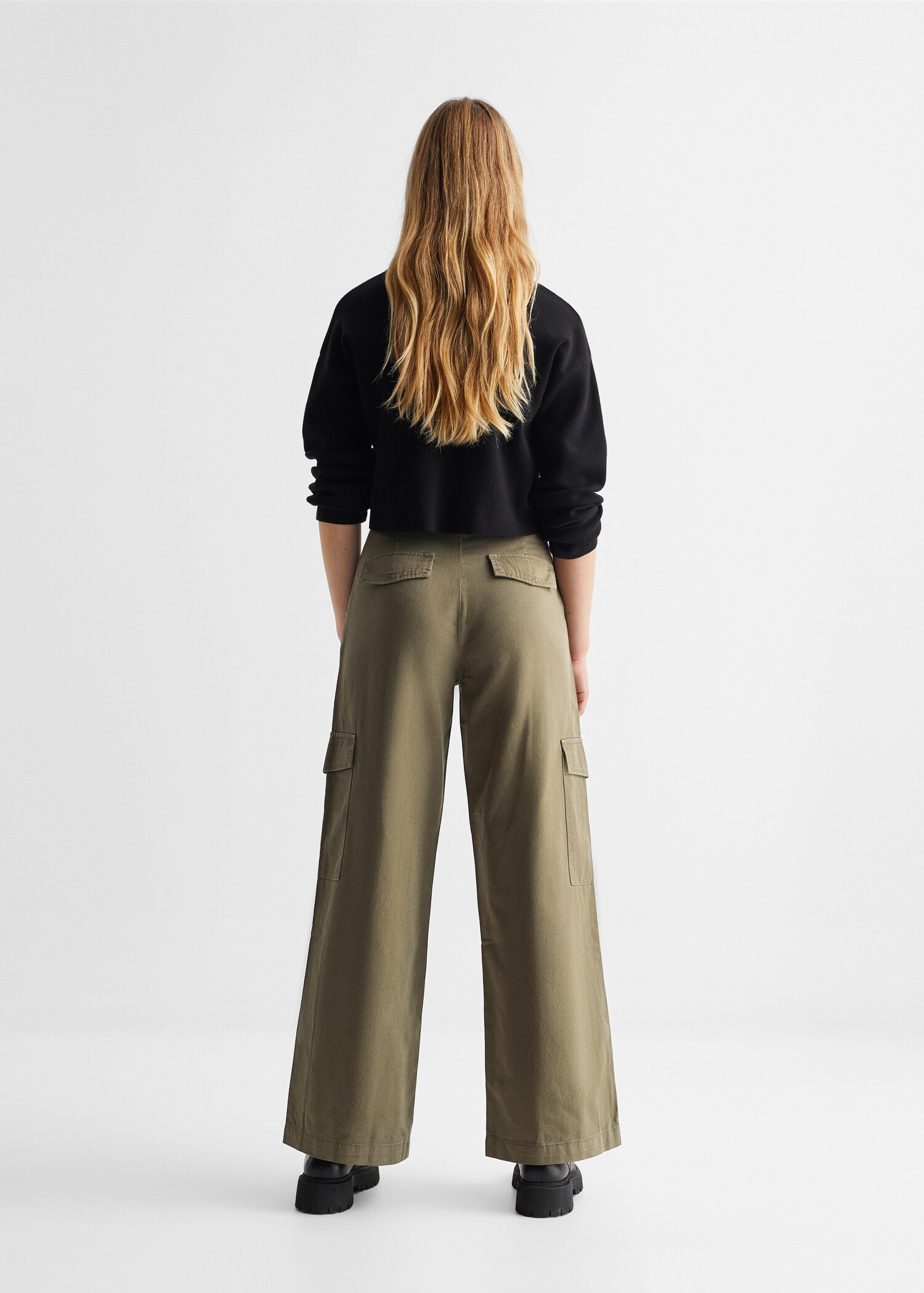 Pantalon cargo coton - Verso de l’article