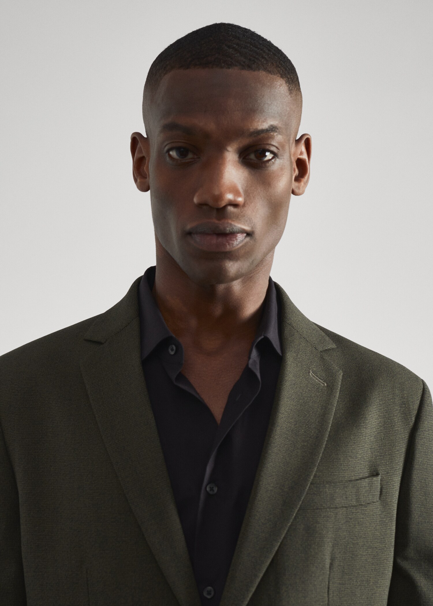 Slim-fit suit blazer - Details of the article 1
