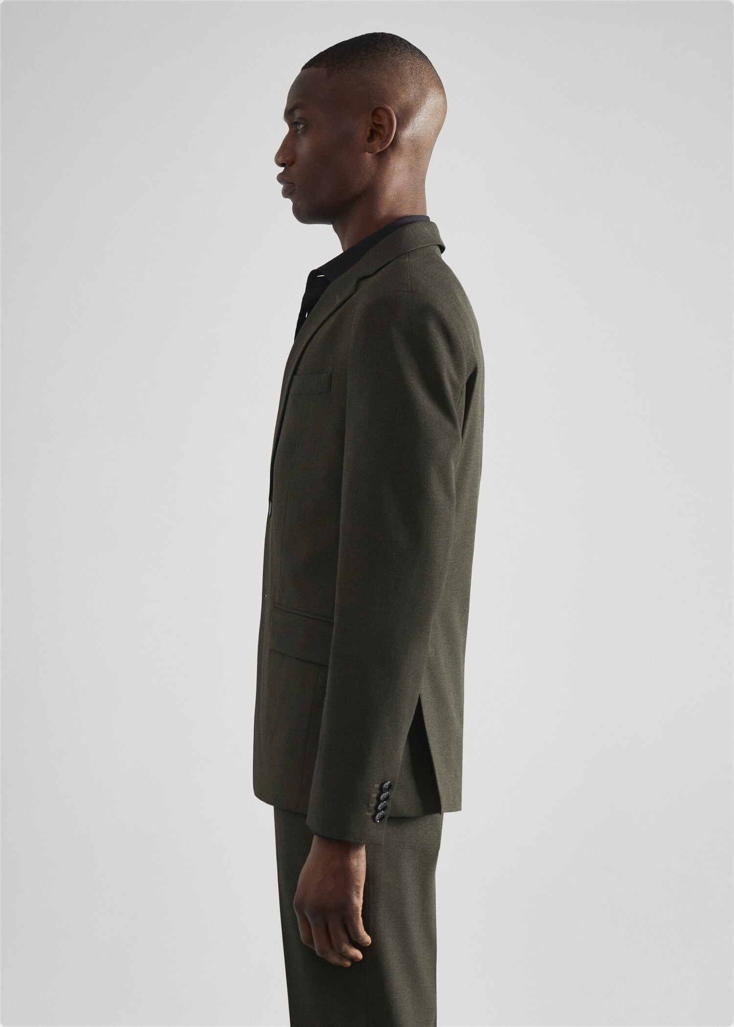 Slim-fit suit blazer - Details of the article 6