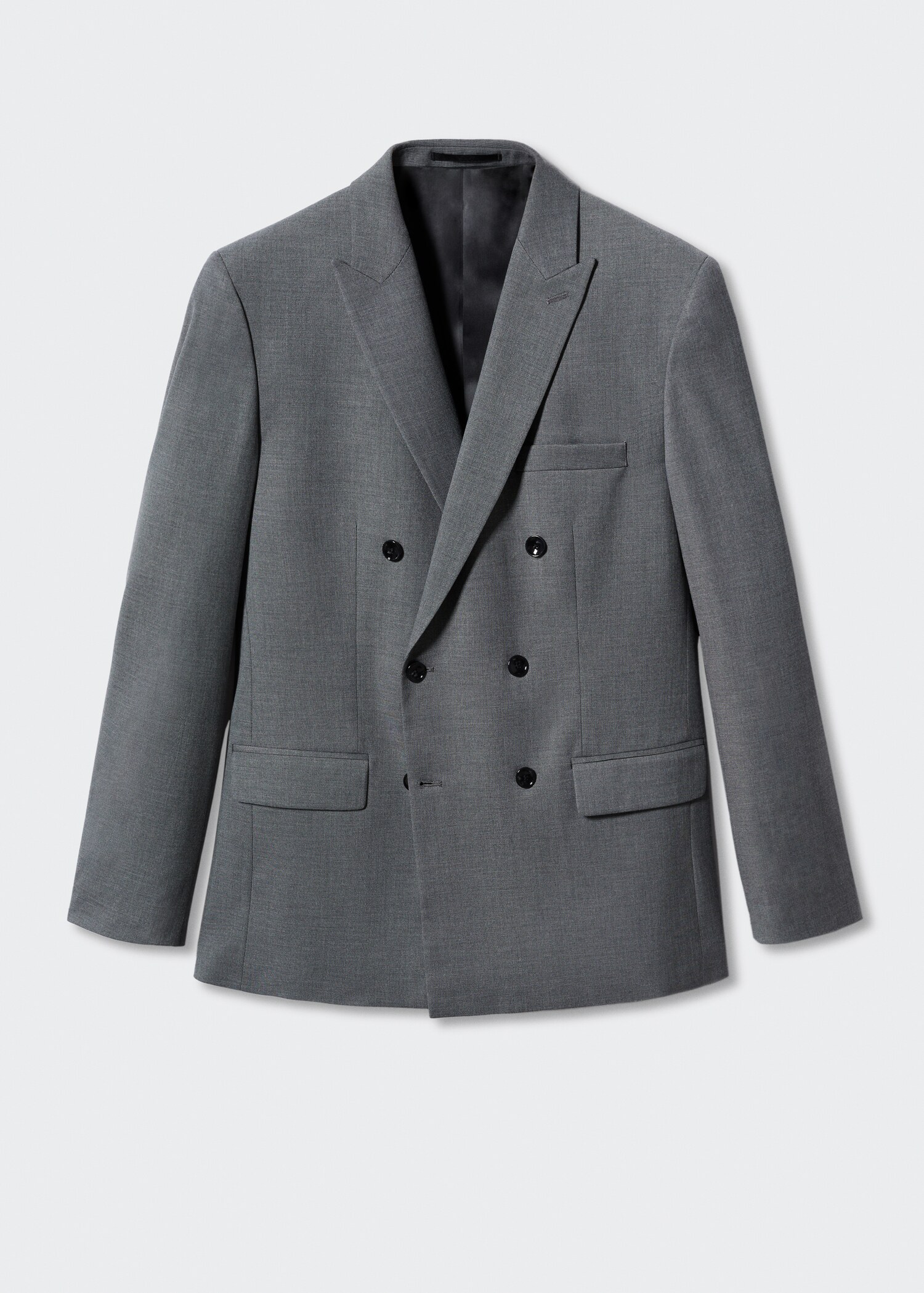 Slim fit double-breasted suit blazer - Article without model