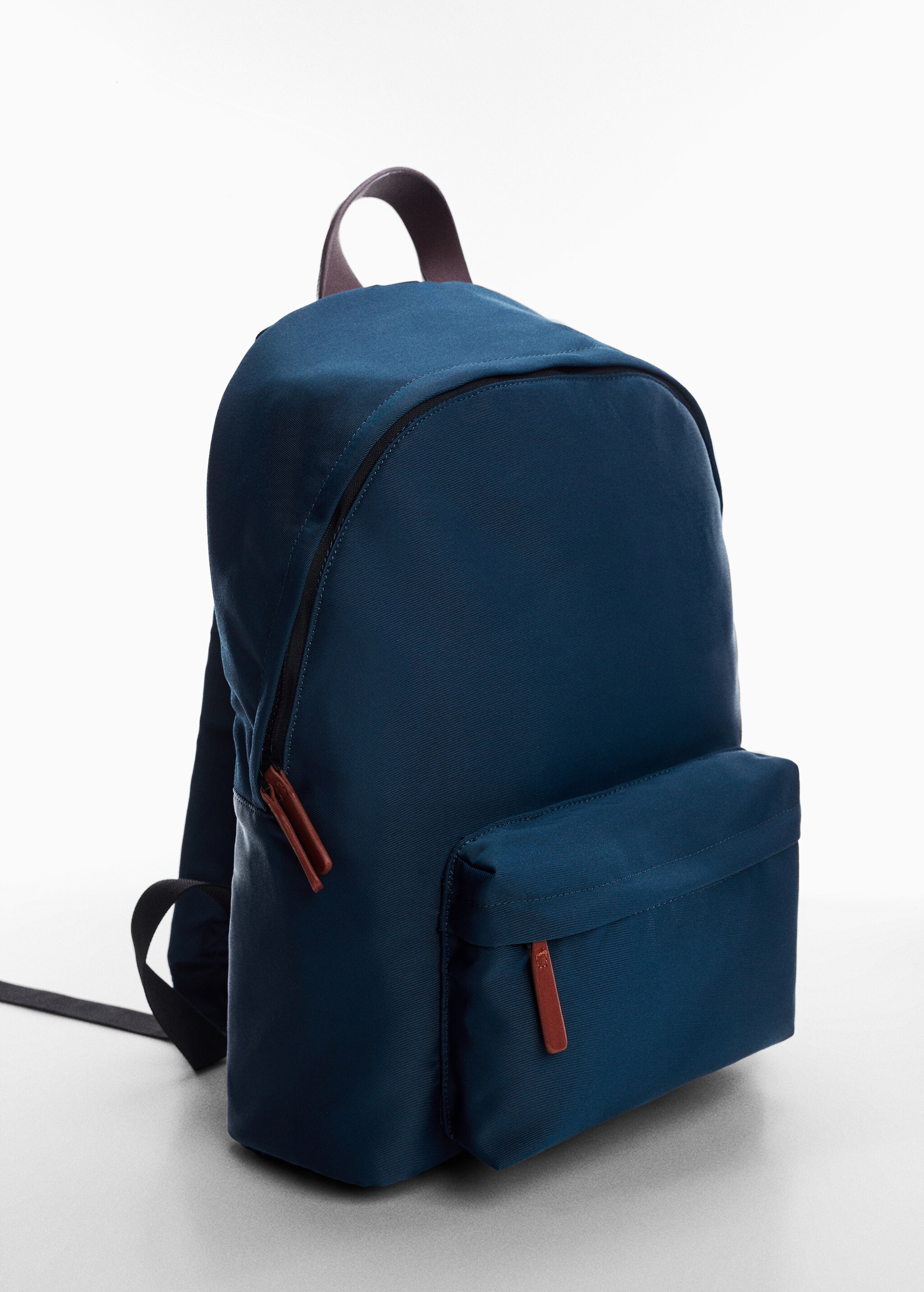 Basic nylon backpack - Medium plane