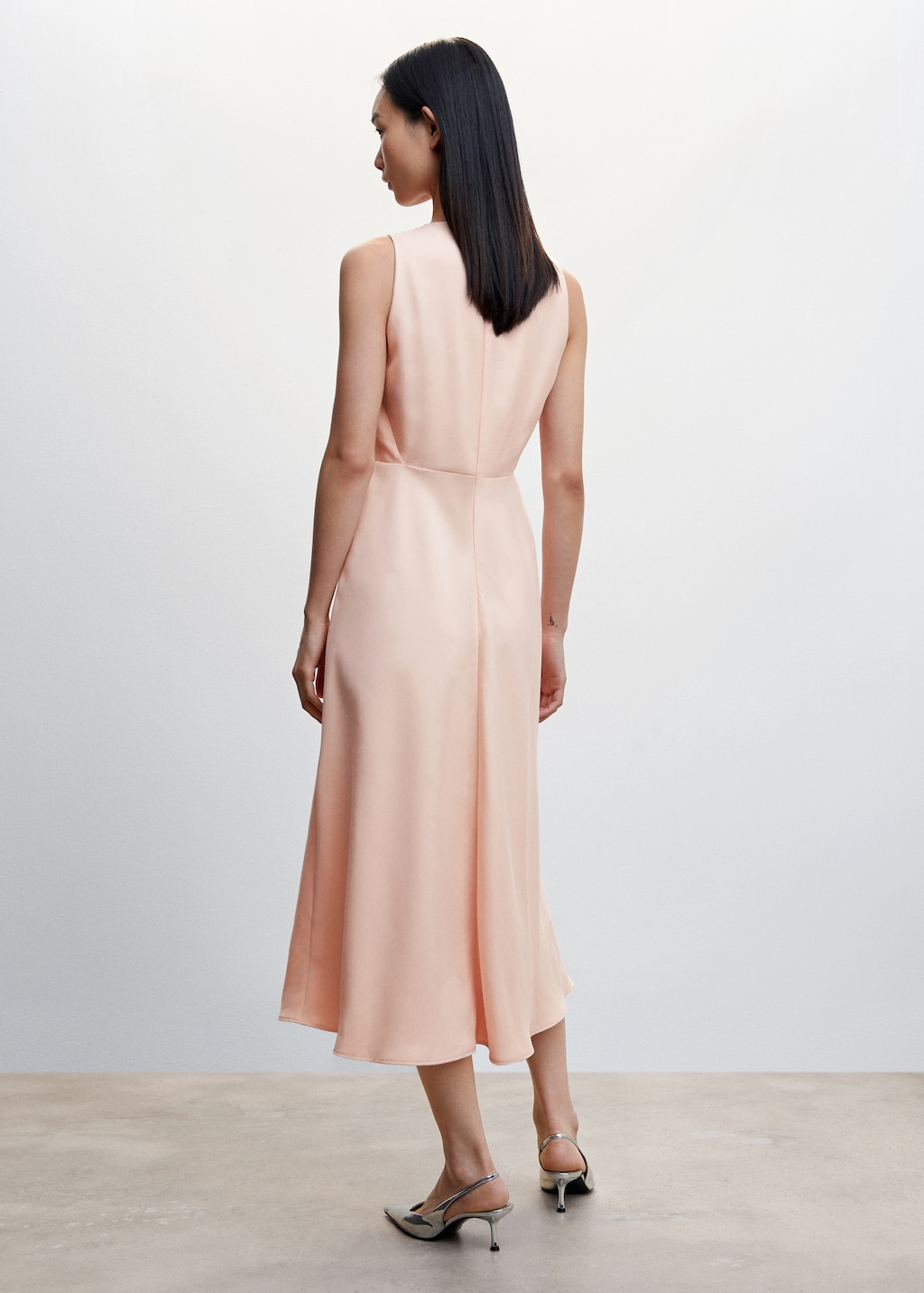 Flowy midi dress deals