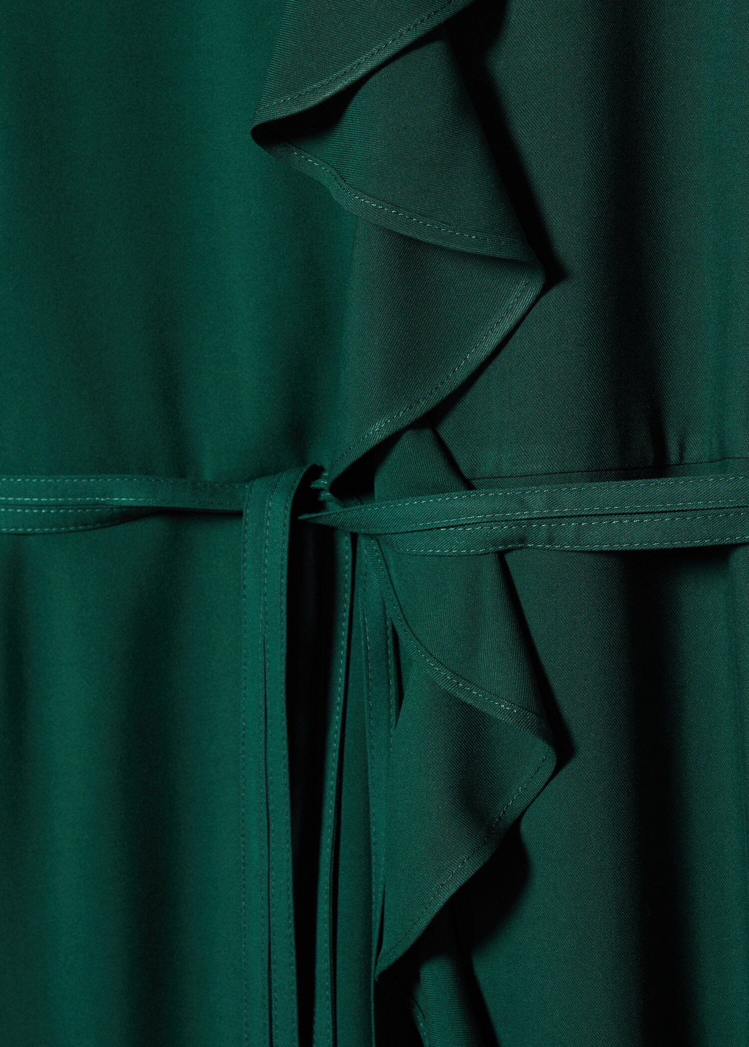 Ruffled shirt dress - Details of the article 8