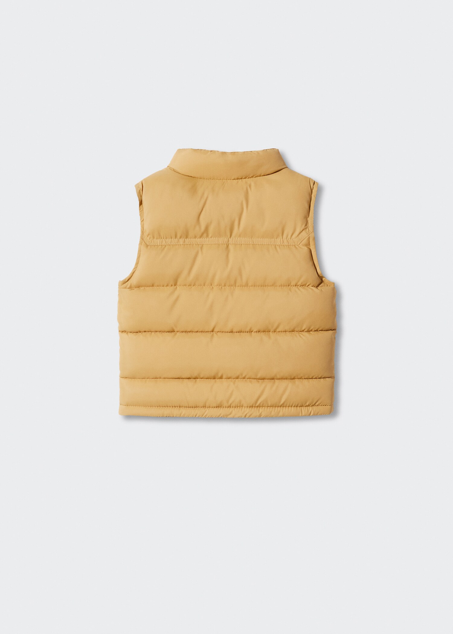 Quilted gilet with pockets - Reverse of the article