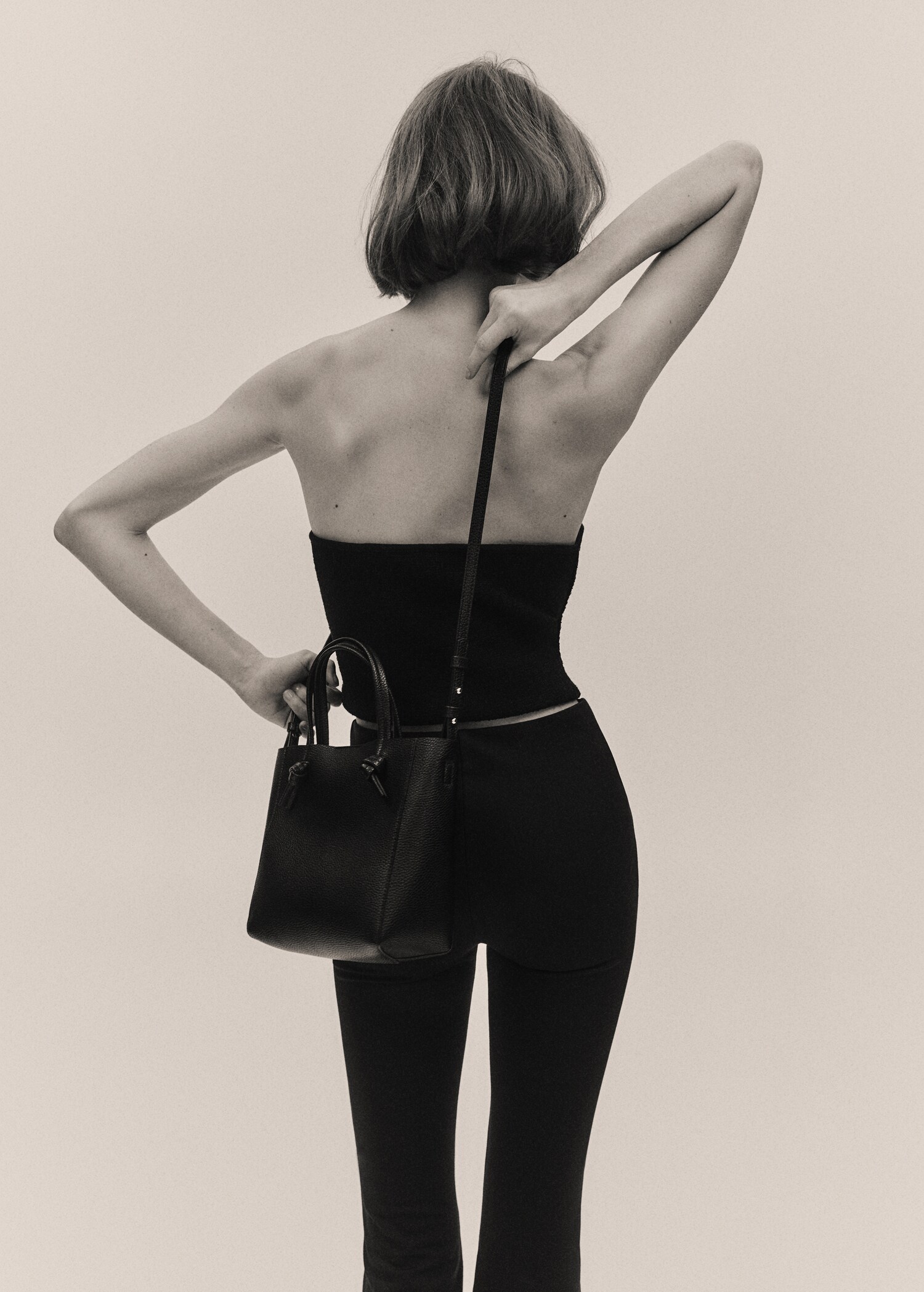 Mini shopper bag with knots - Details of the article 9