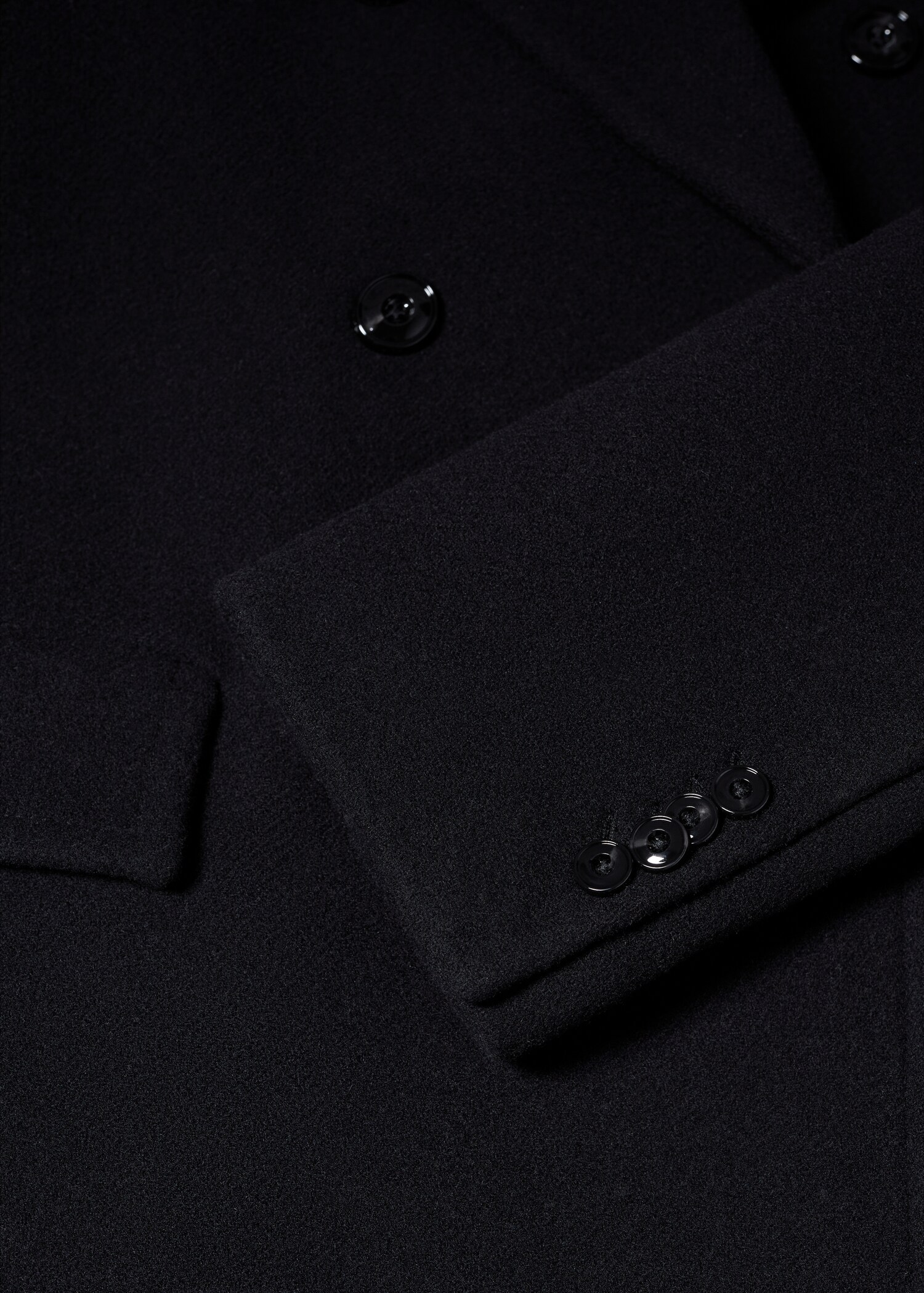Double-breasted wool coat - Details of the article 8