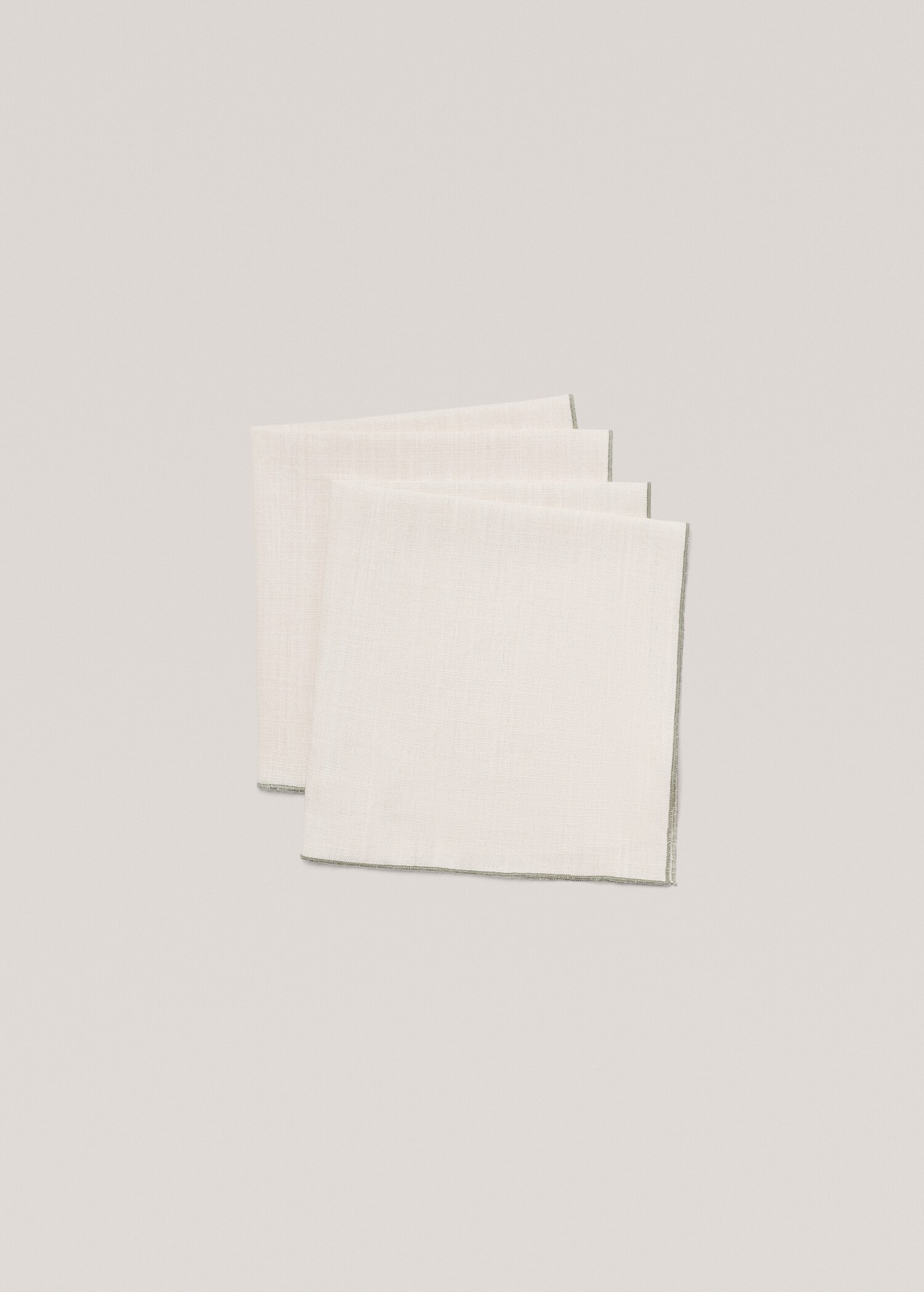 Pack of 2 100% cotton napkins  - Details of the article 1