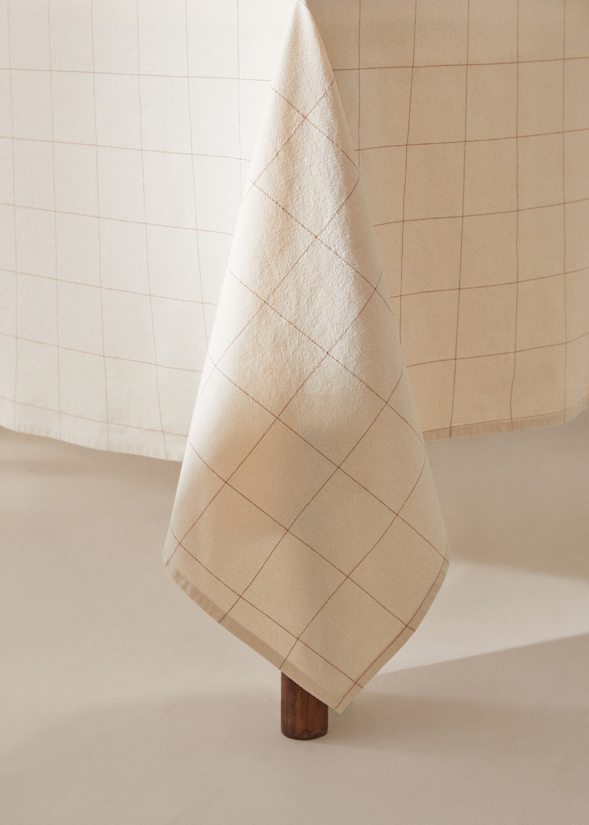 Check cotton tablecloth 150x250cm - Details of the article 8